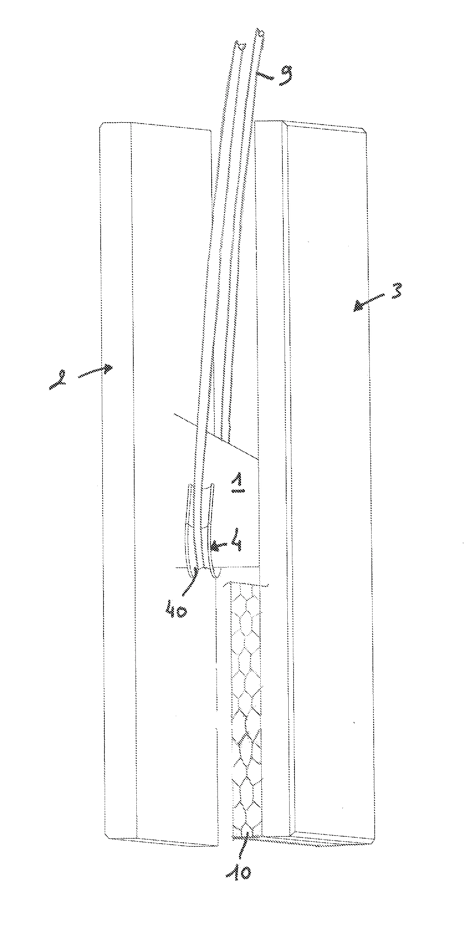 Systeme de liaison et d'aide au levage pour panneau de mur