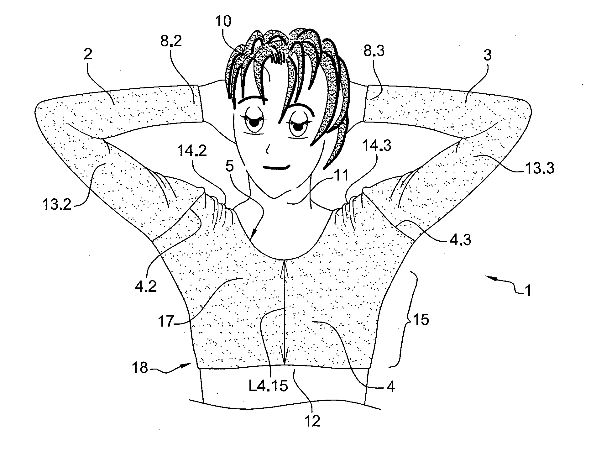 Piece de vetement feminin pour une activite sportive et ensemble de justaucorps comprenant une telle piece