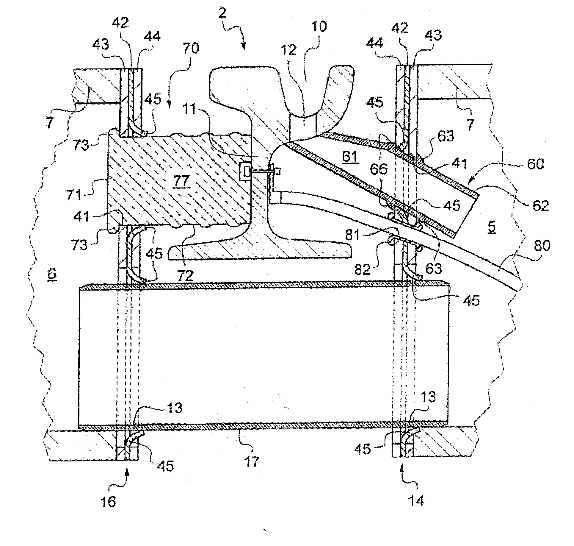 Caniveau pour voie ferree de tramway