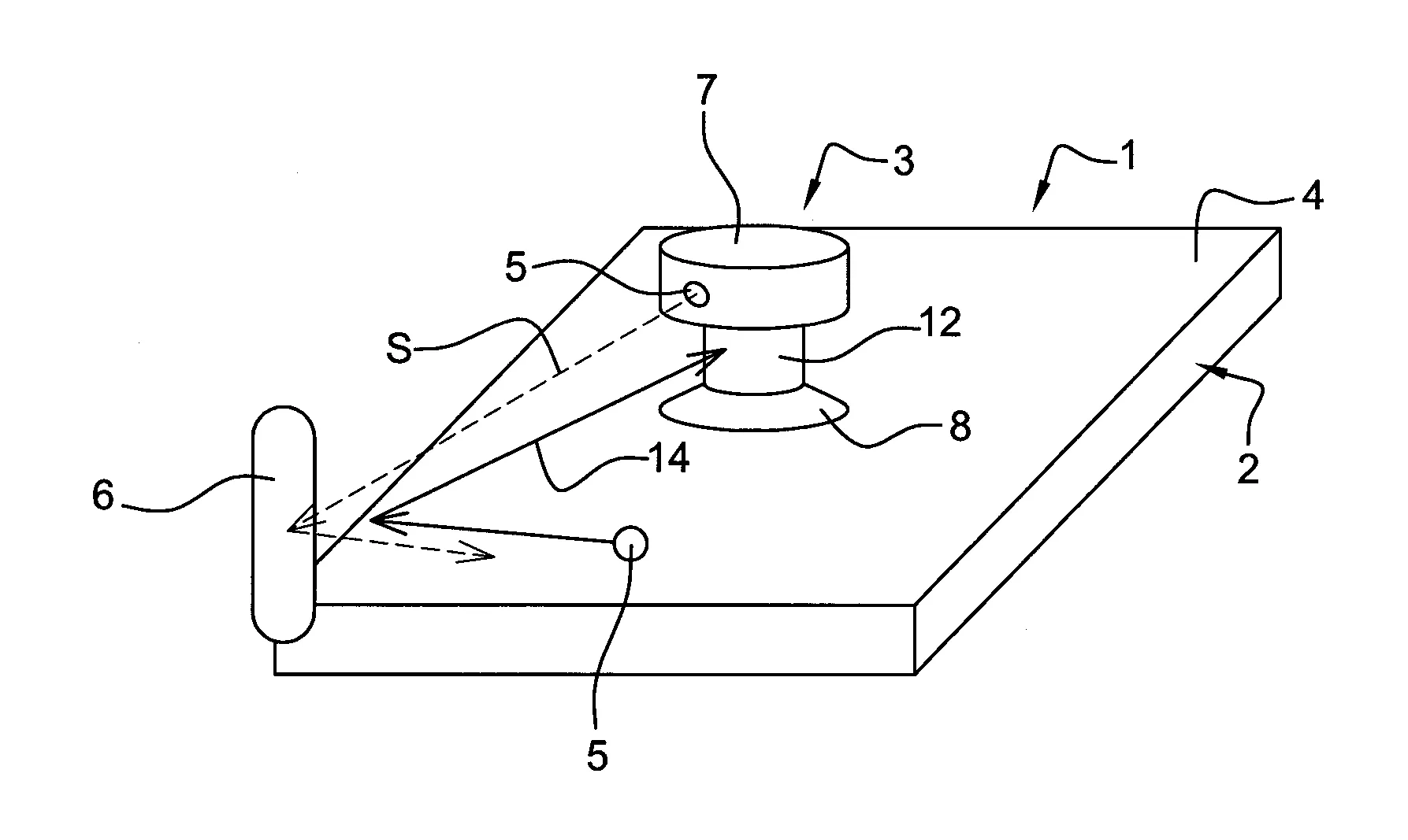 Dispositif de simulation d'un systeme de pilotage