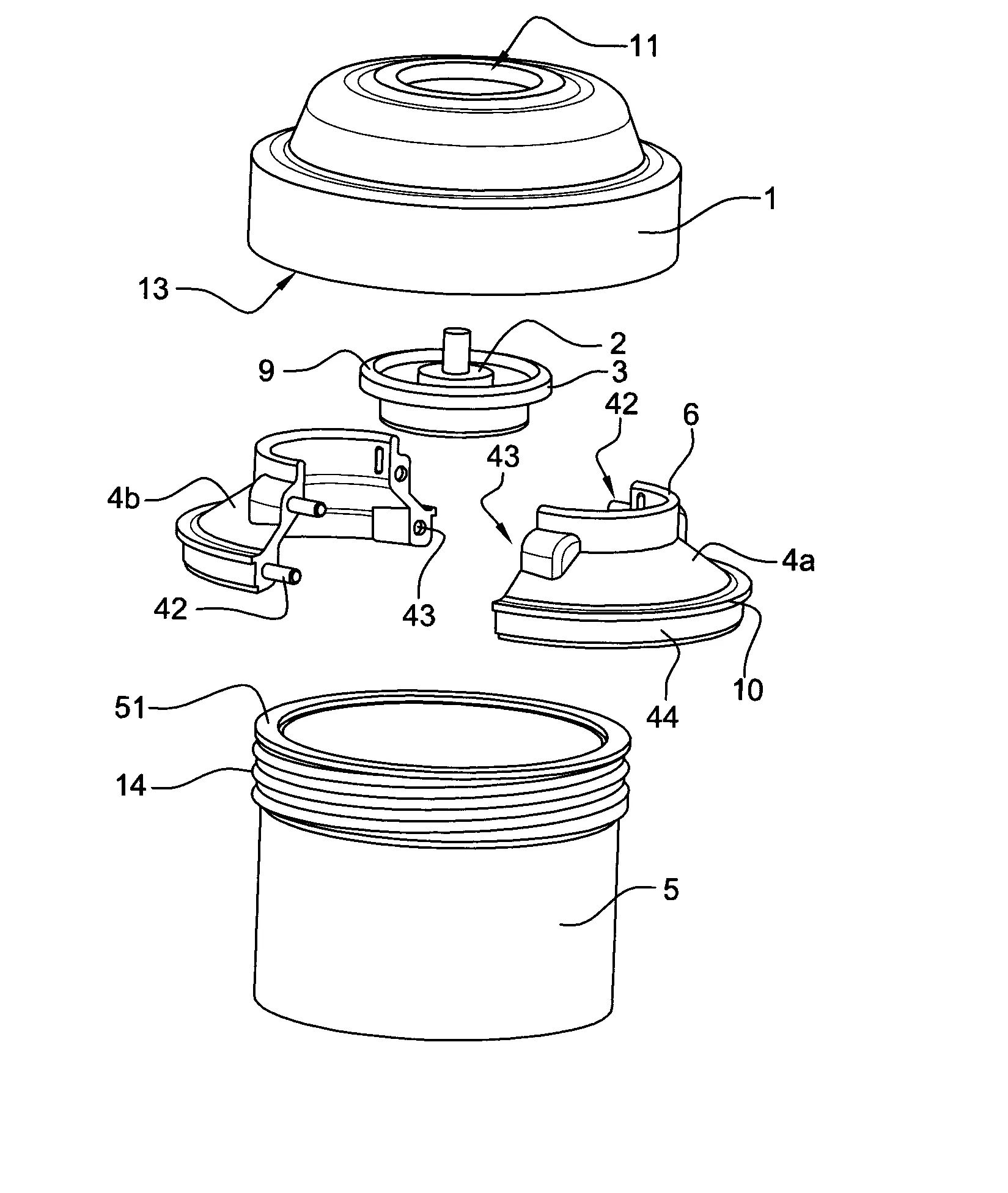 Dispositif de fermeture de boitier diffuseur rechargeable et boitier diffuseur le comprenant