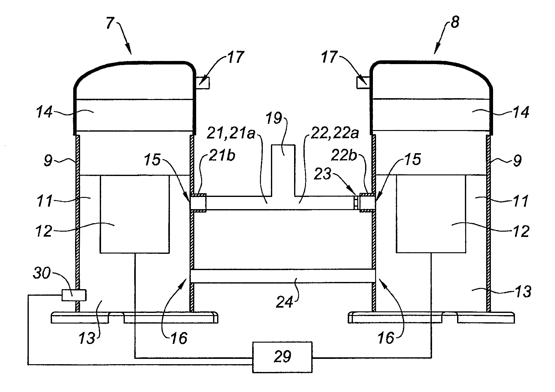Dispositif de compression, et systeme thermodynamique comprenant un tel dispositif de compression