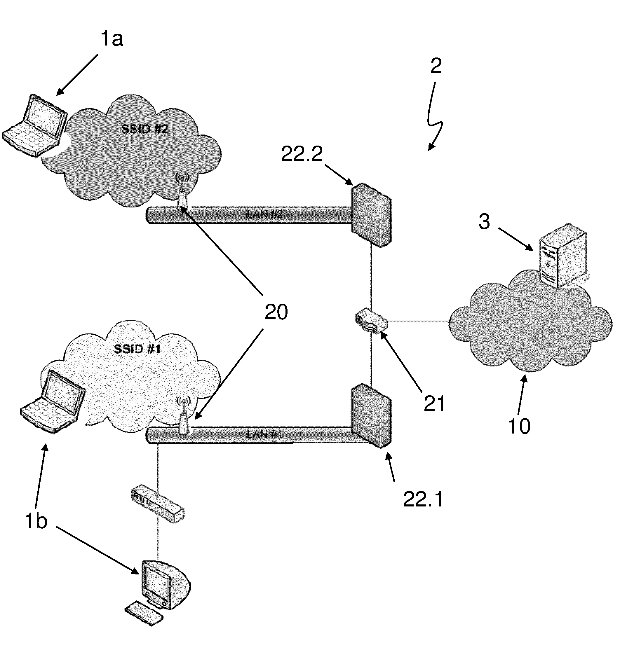 Boitier d'acces a internet et procede de chargement sur un equipement d'un contenu informatique donne