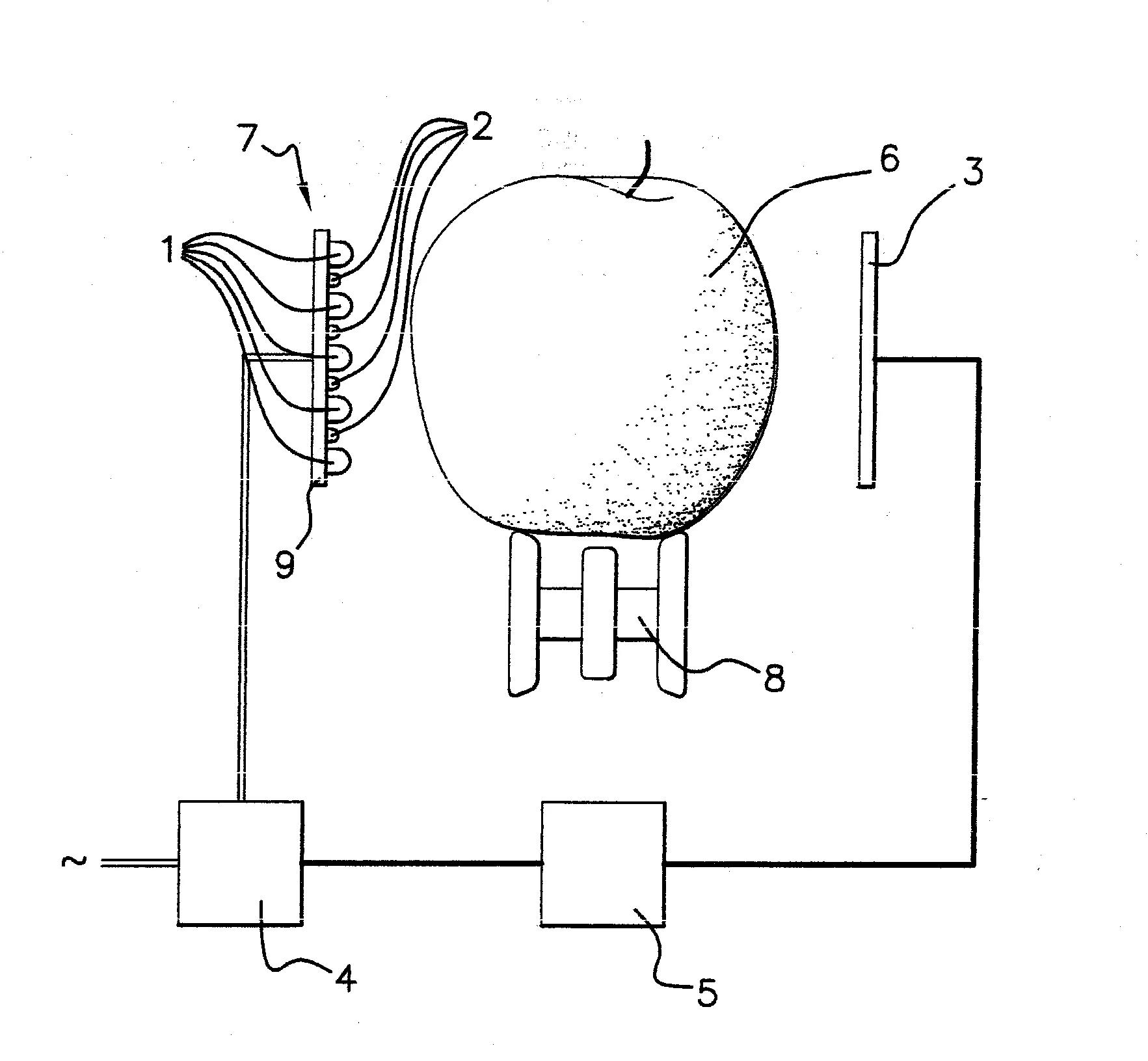Dispositif et procede de detection non destructive de defauts dans des fruits et legumes