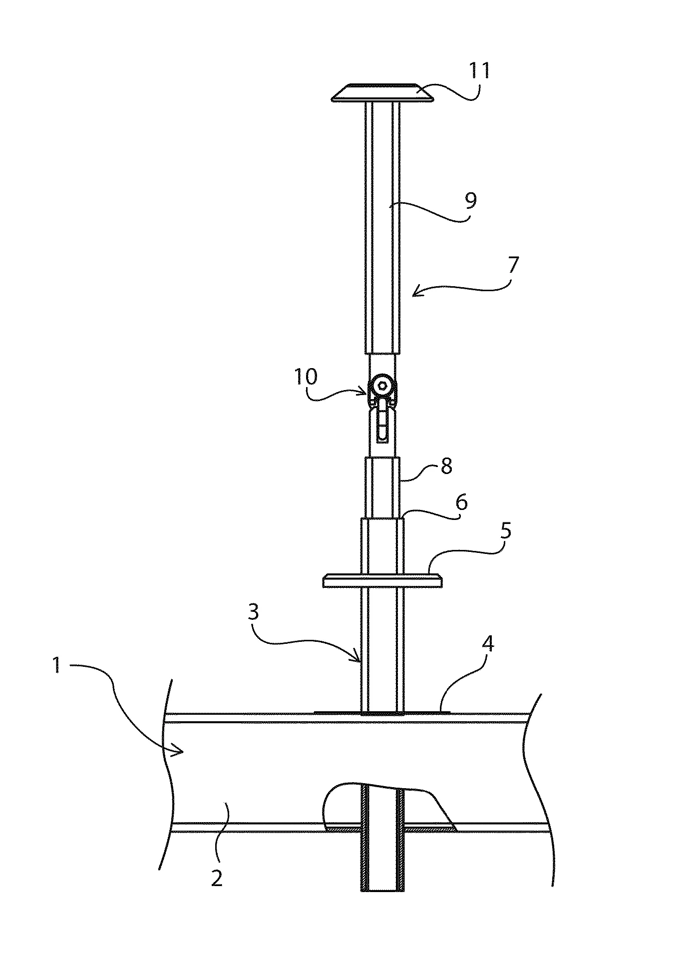 Systeme de prehension et de levage d'un conteneur de collecte des dechets et de commande d'ouverture/fermeture des trappes de vidage dudit conteneur