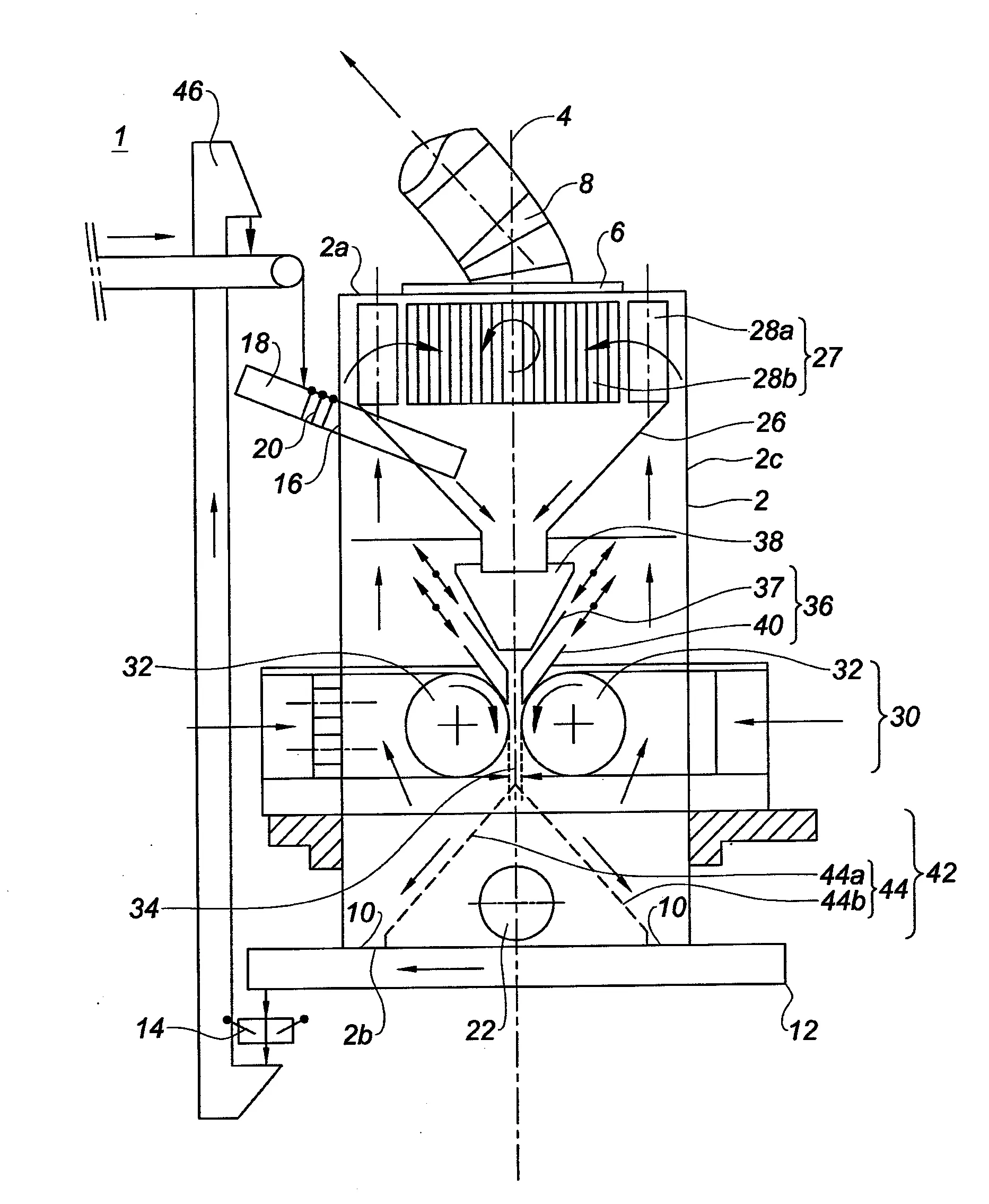 Presse integrale ventilee