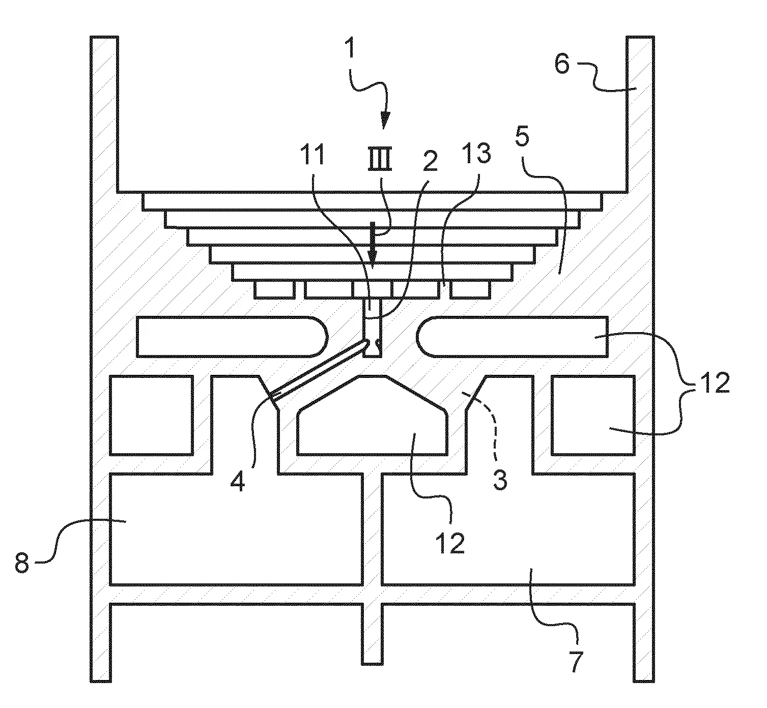 Bruleur immerge a injecteurs multiples