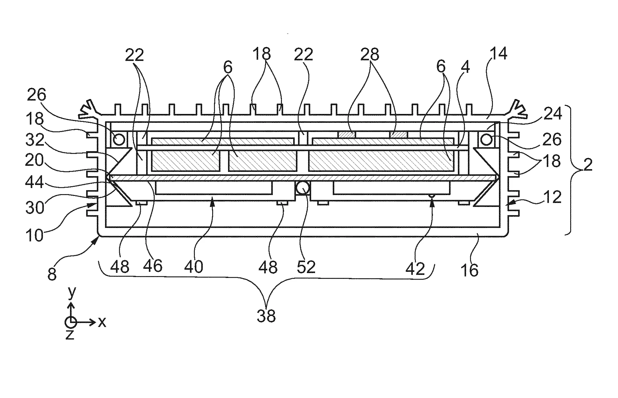 Calculateur et radiateur pour ce calculateur
