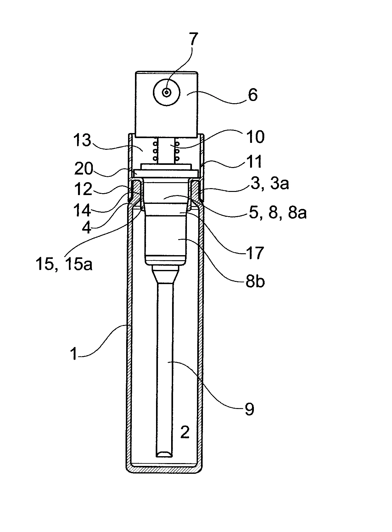 Procede de fixation d’une frette sur le col d’un flacon comprenant un organe de distribution