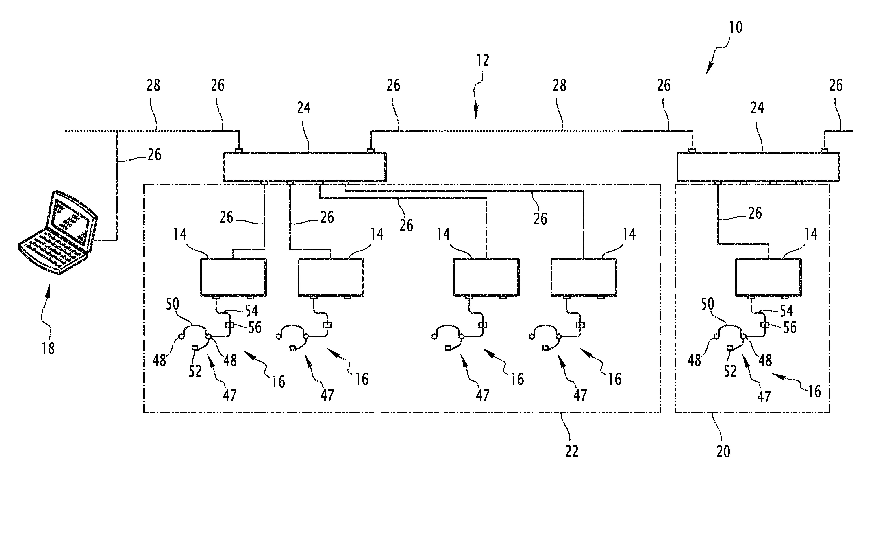 Systeme electronique de communication en conference