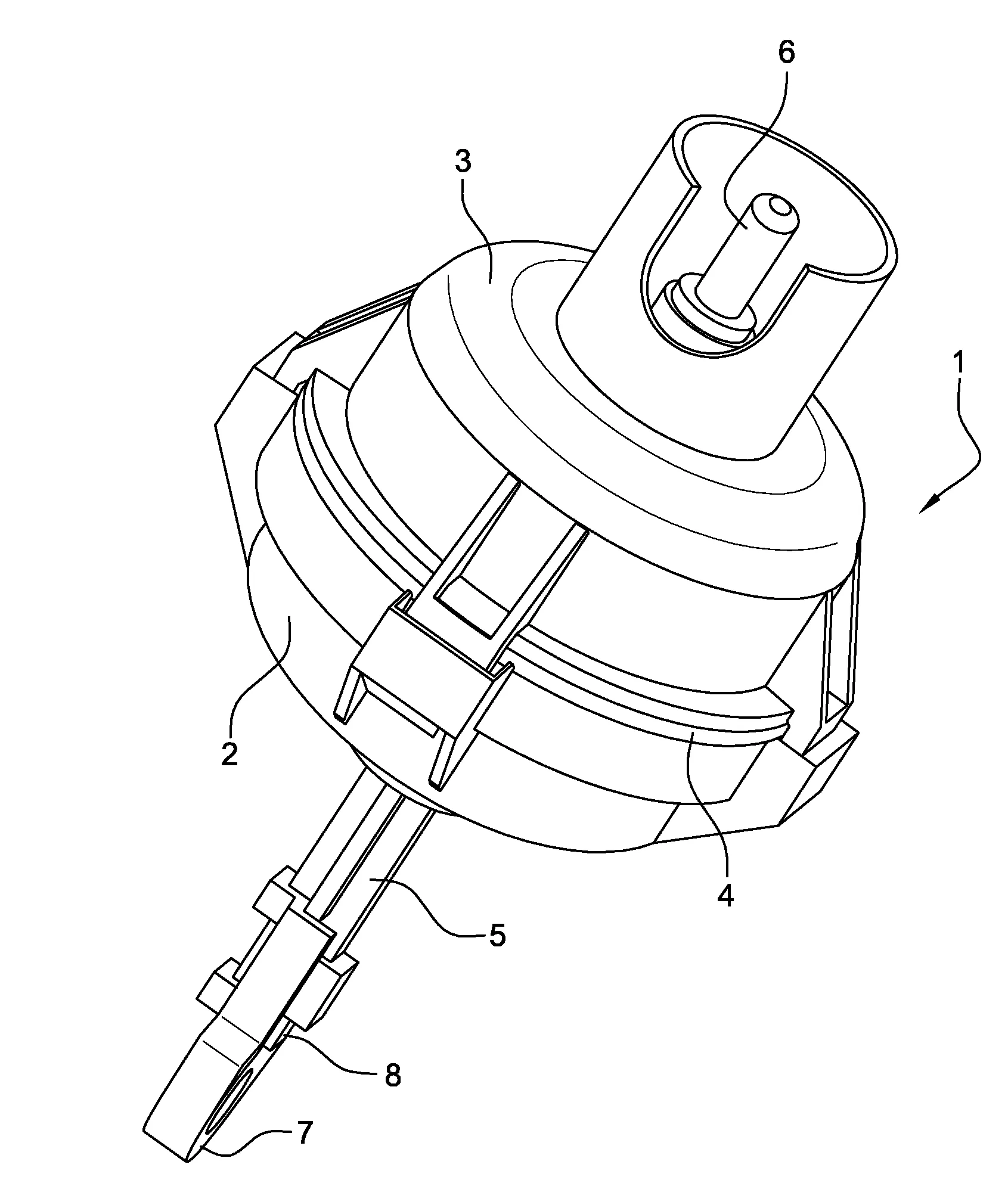 Actionneur a pression et/ou depression