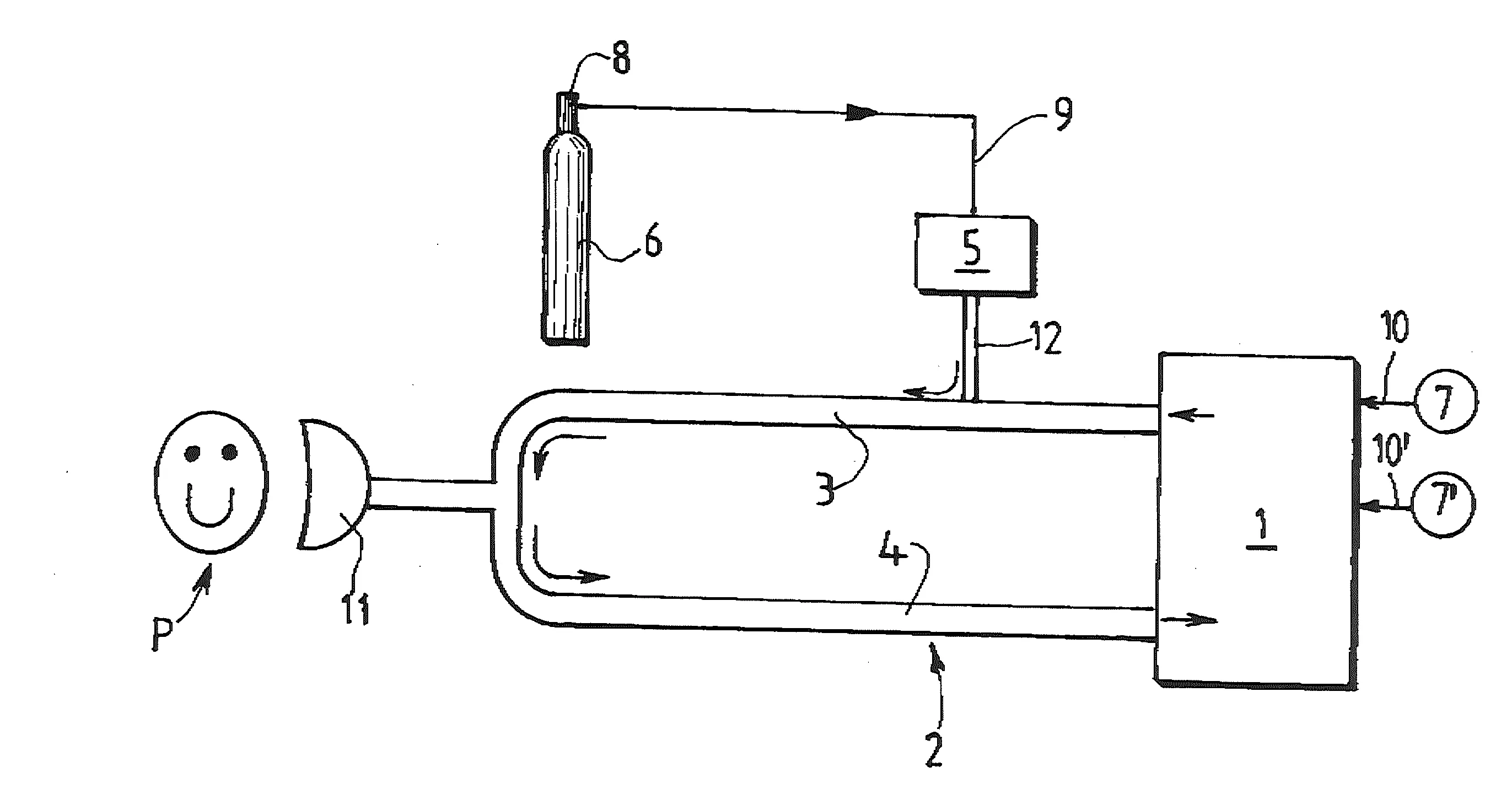 Conditionnement d'un melange gazeux no/azote a haute concentration en no