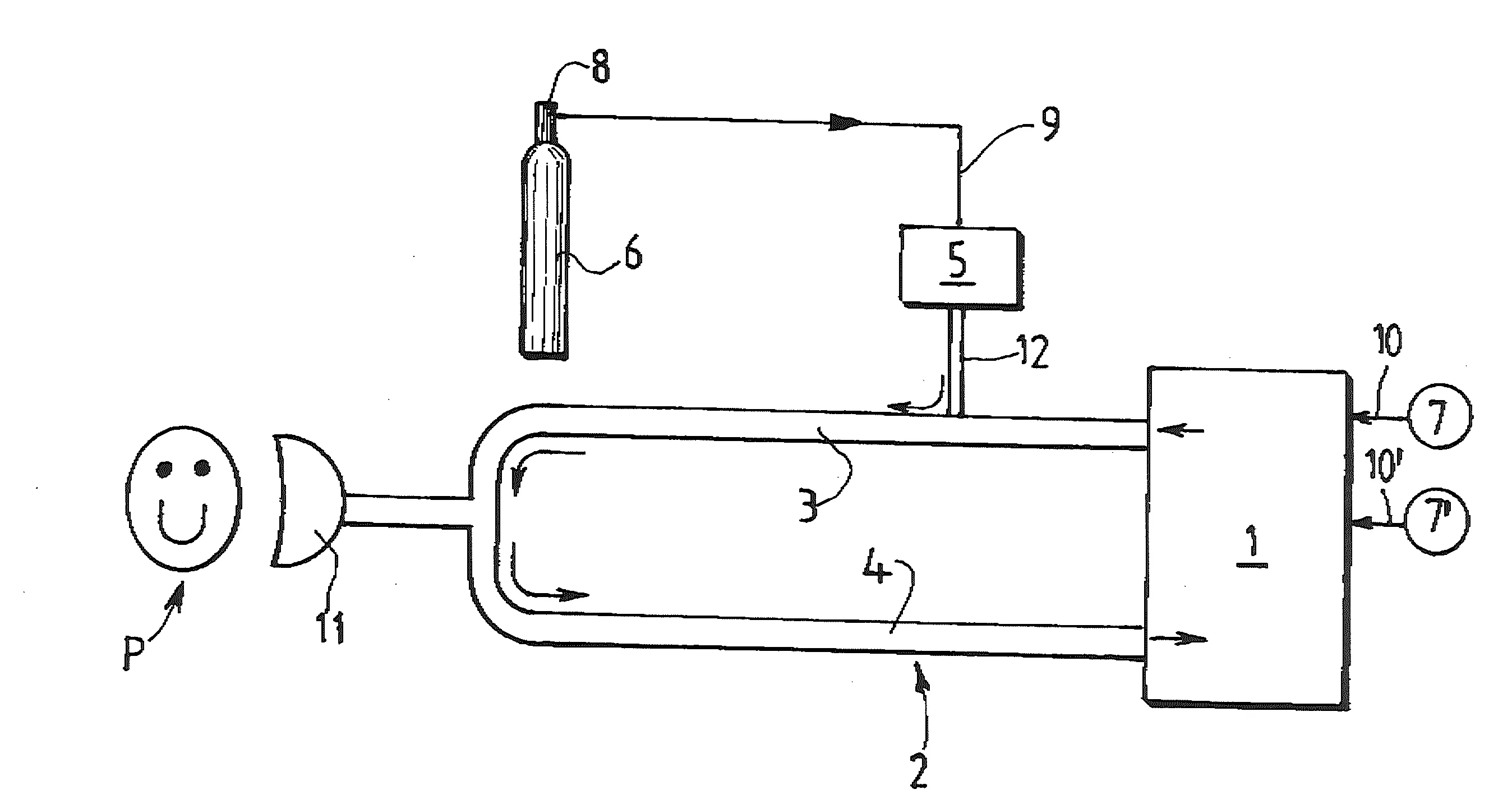 Conditionnement a haute pression d'un melange gazeux no/azote