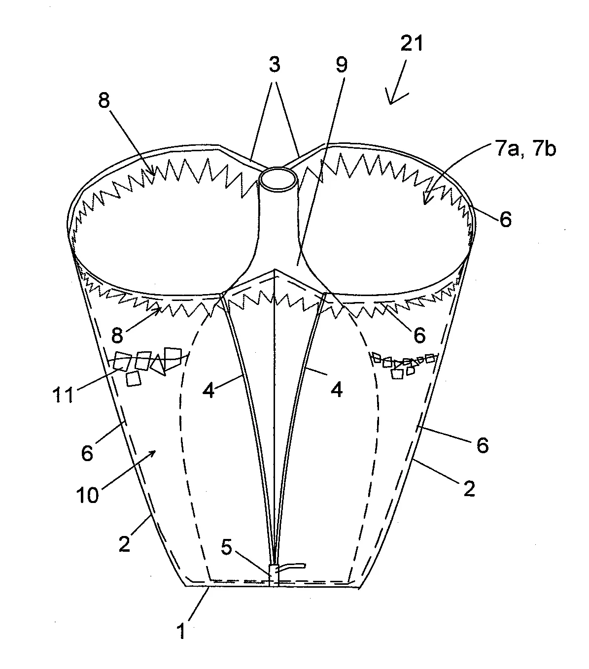 Conteneur double enveloppe