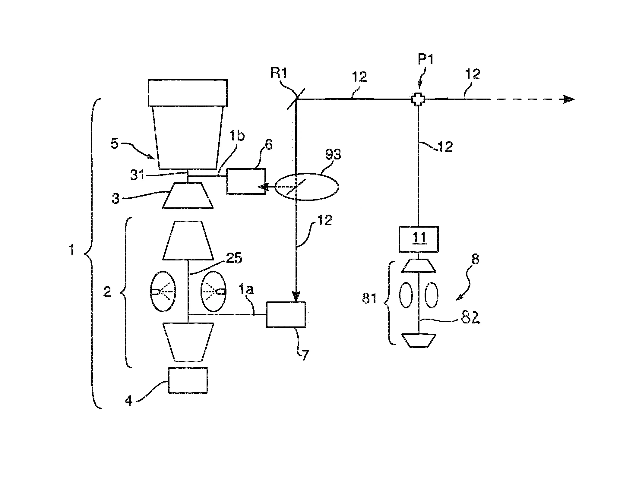 Procede et architecture de transfert d'energie optimise entre un moteur auxiliaire de puissance et les moteurs principaux d'un helicoptere