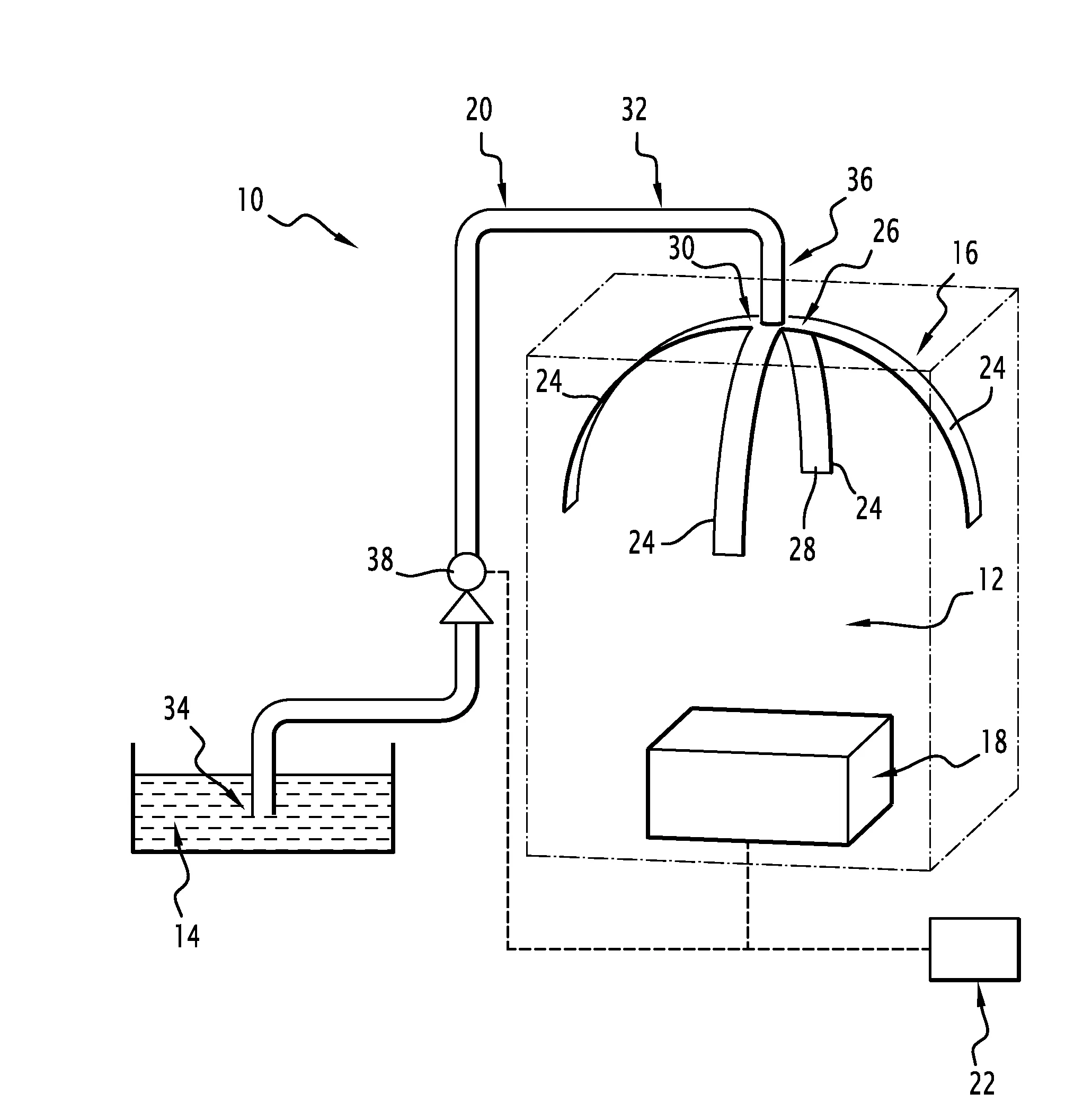 Dispositif d'evaporation d'un liquide et procede associe