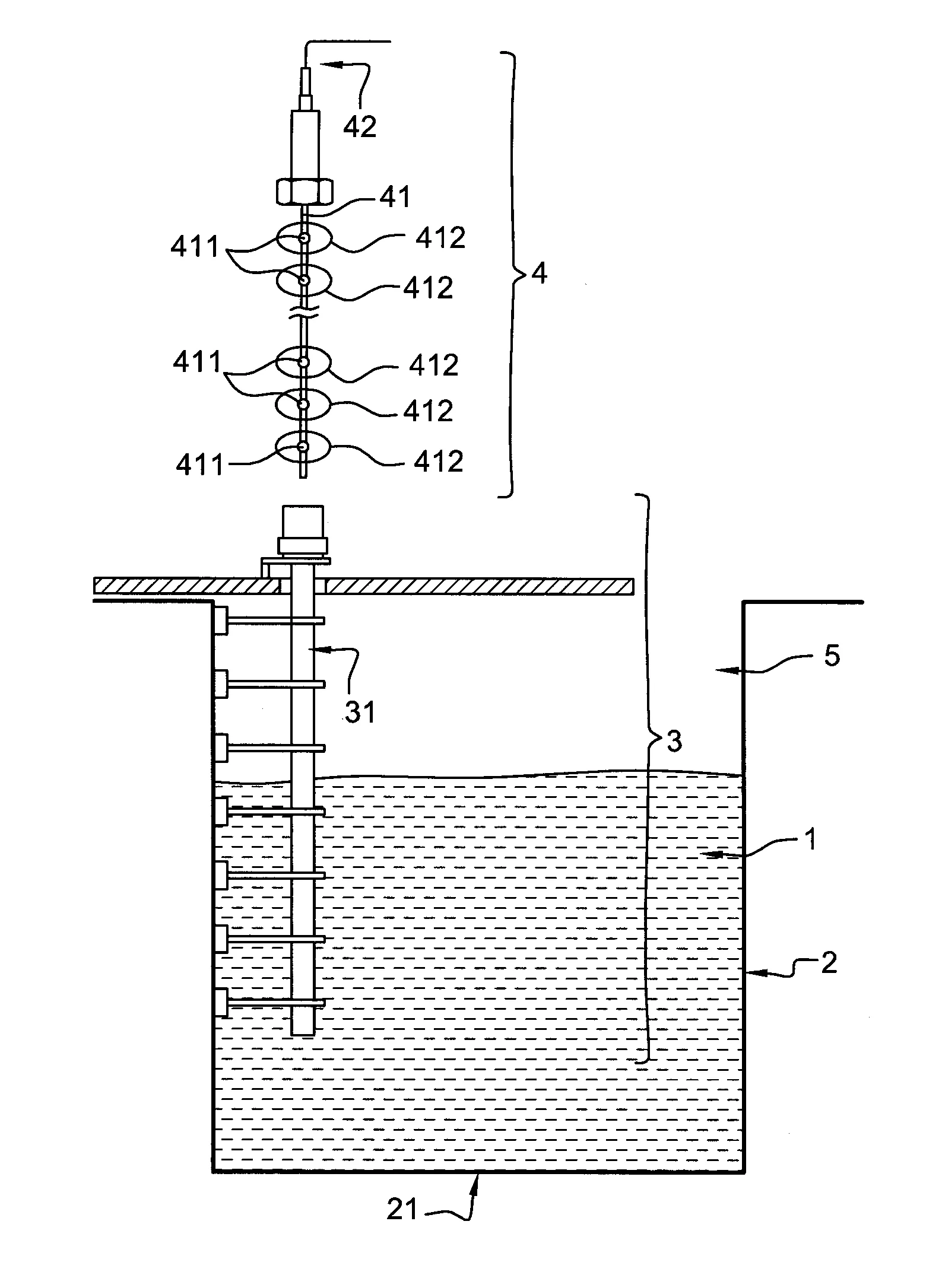 Dispositif de detection de niveau d'un liquide contenu dans une enceinte