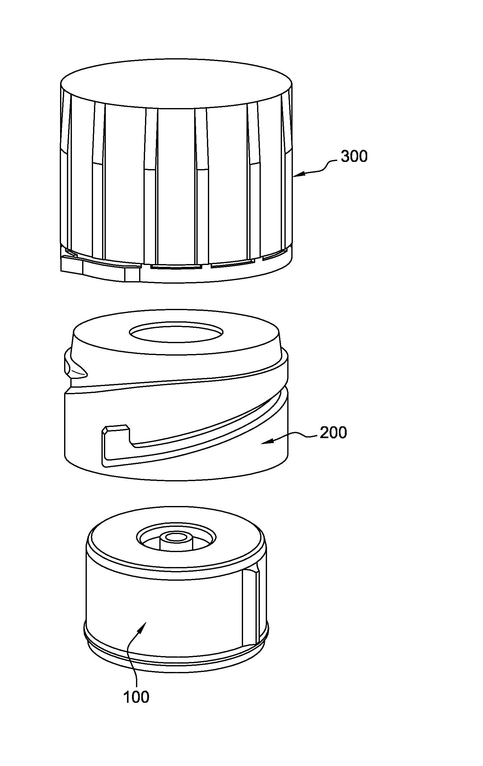 Dispositif apte a securiser la distribution d'un liquide contenu dans un flacon