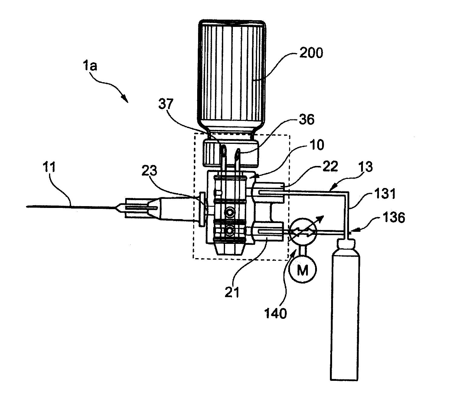 Distributeur fluidique et dispositif de reconstitution in situ et d'administration
