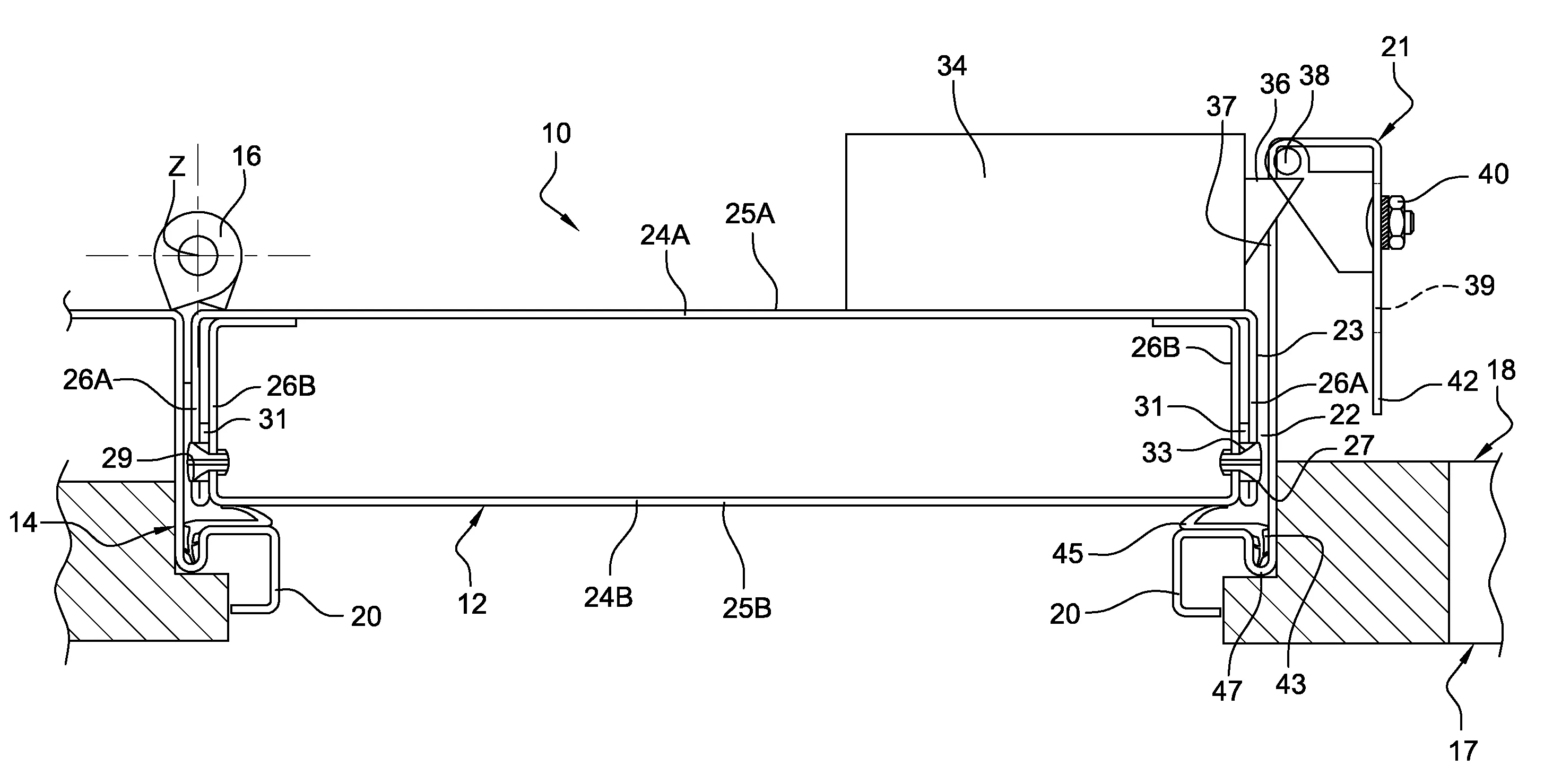 Ouvrant pour porte blindee
