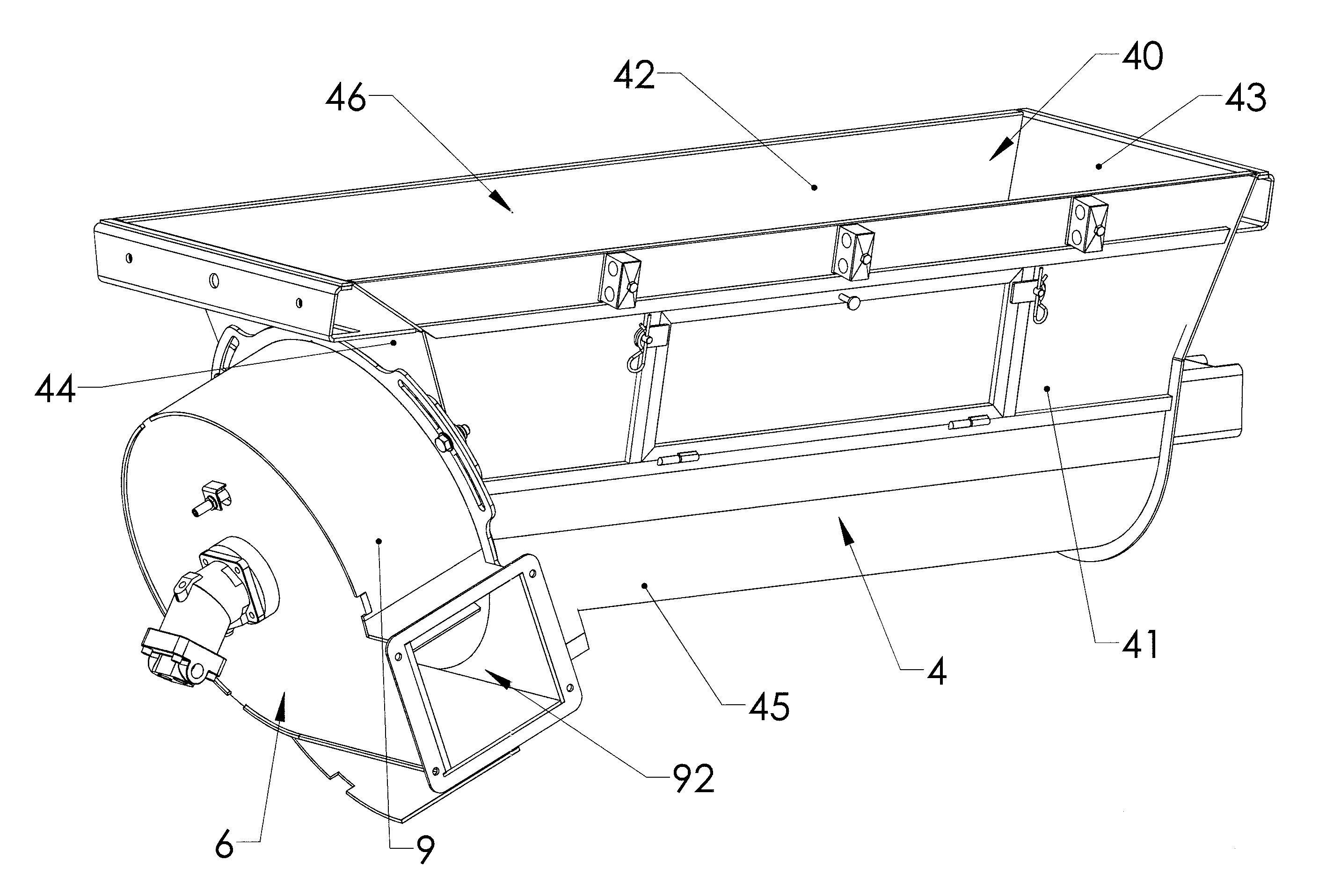 Dispositif de recuperation de menue paille