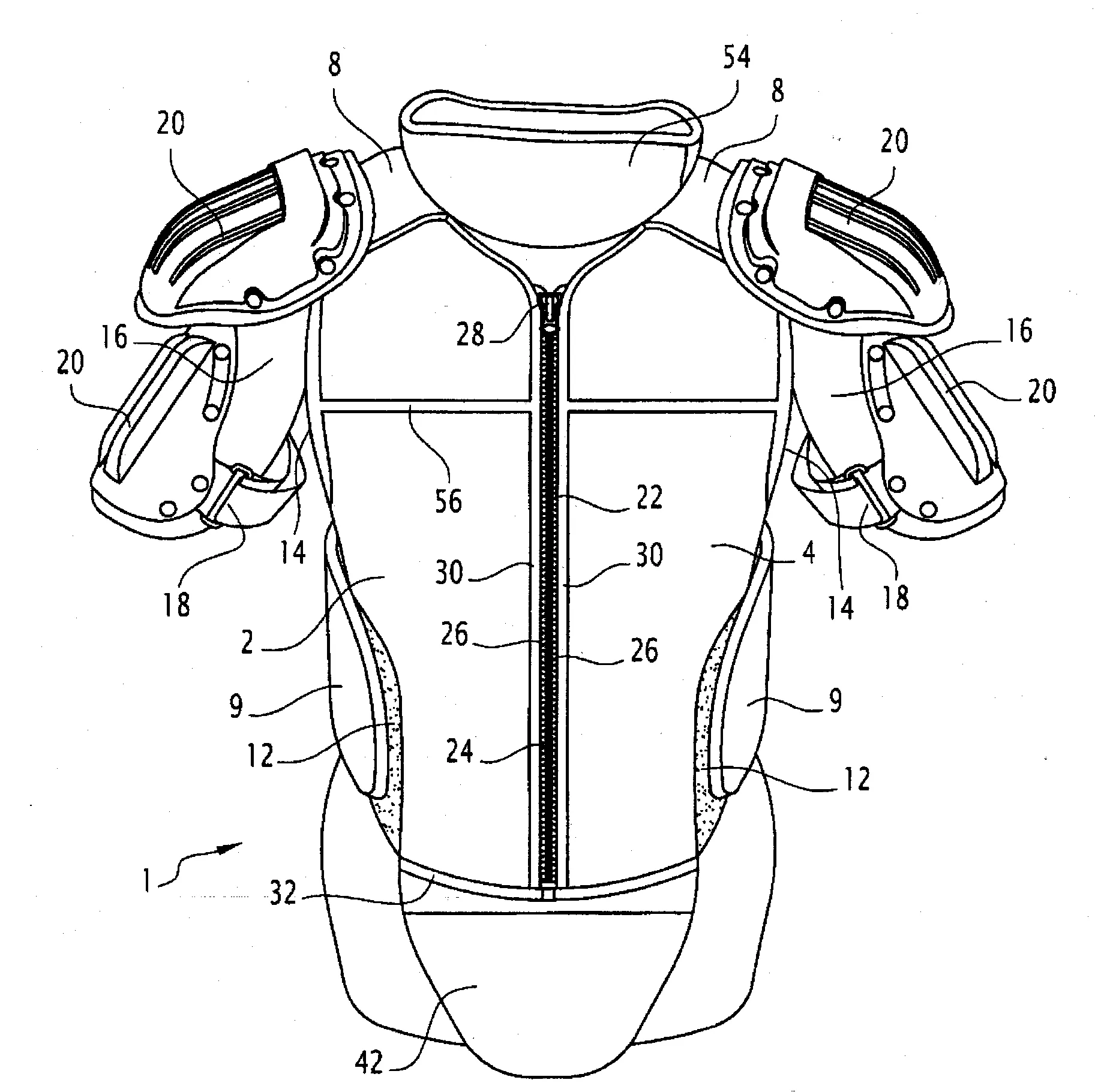 Gilet de protection pare-coups comprenant un panneau de protection interchangeable