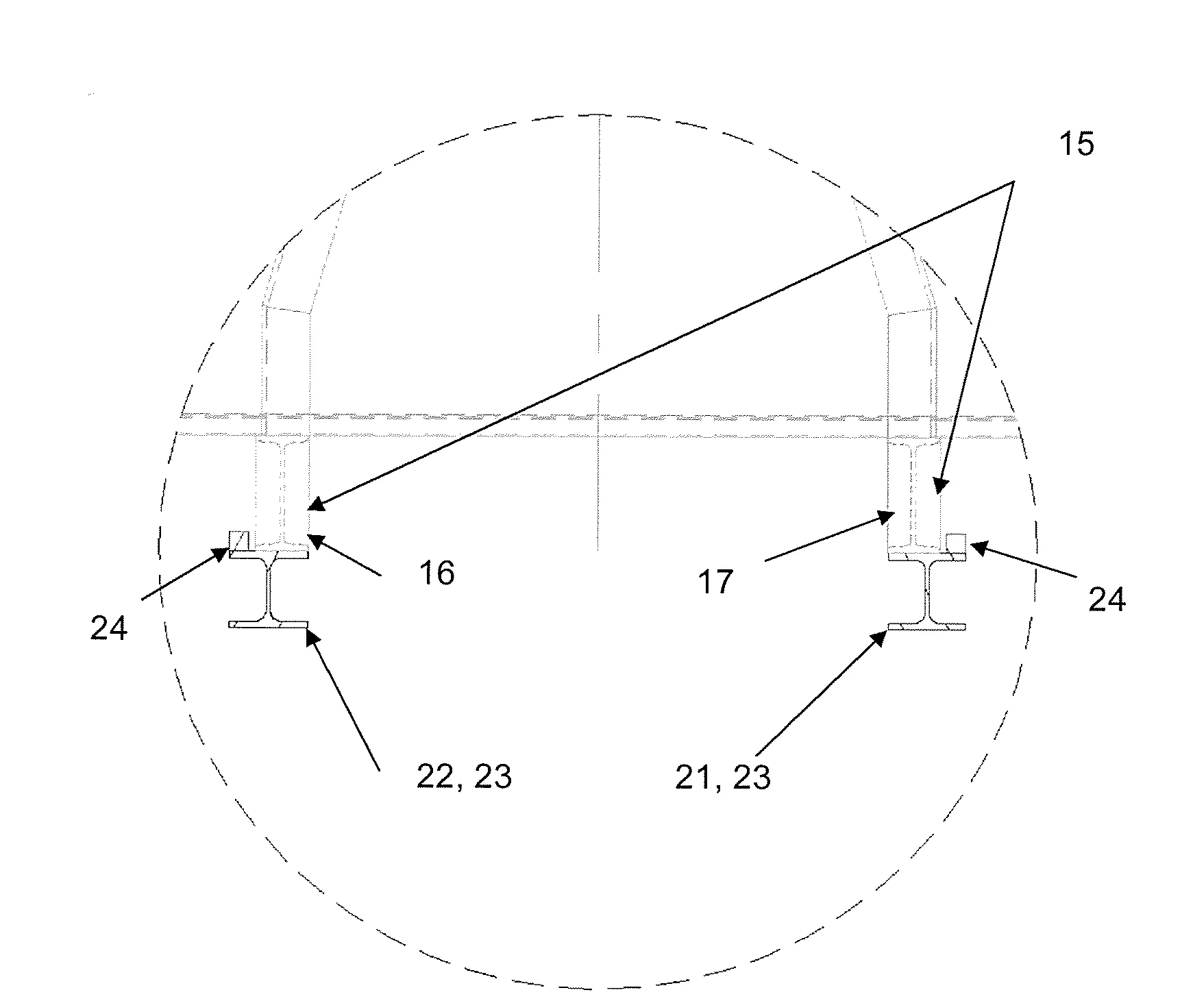 Ensemble comprenant une benne et son socle