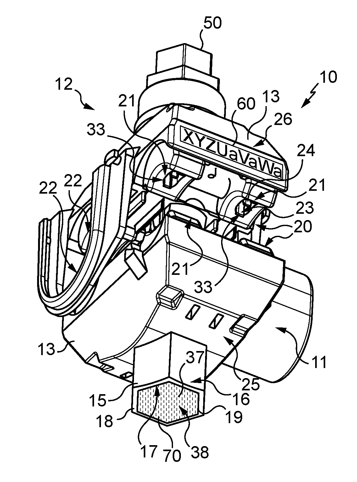 Connecteur a perforation d'isolant pour relier l'un a l'autre un premier et un deuxieme cable electrique, gamme de plusieurs tels connecteurs et procede la mettant en œuvre