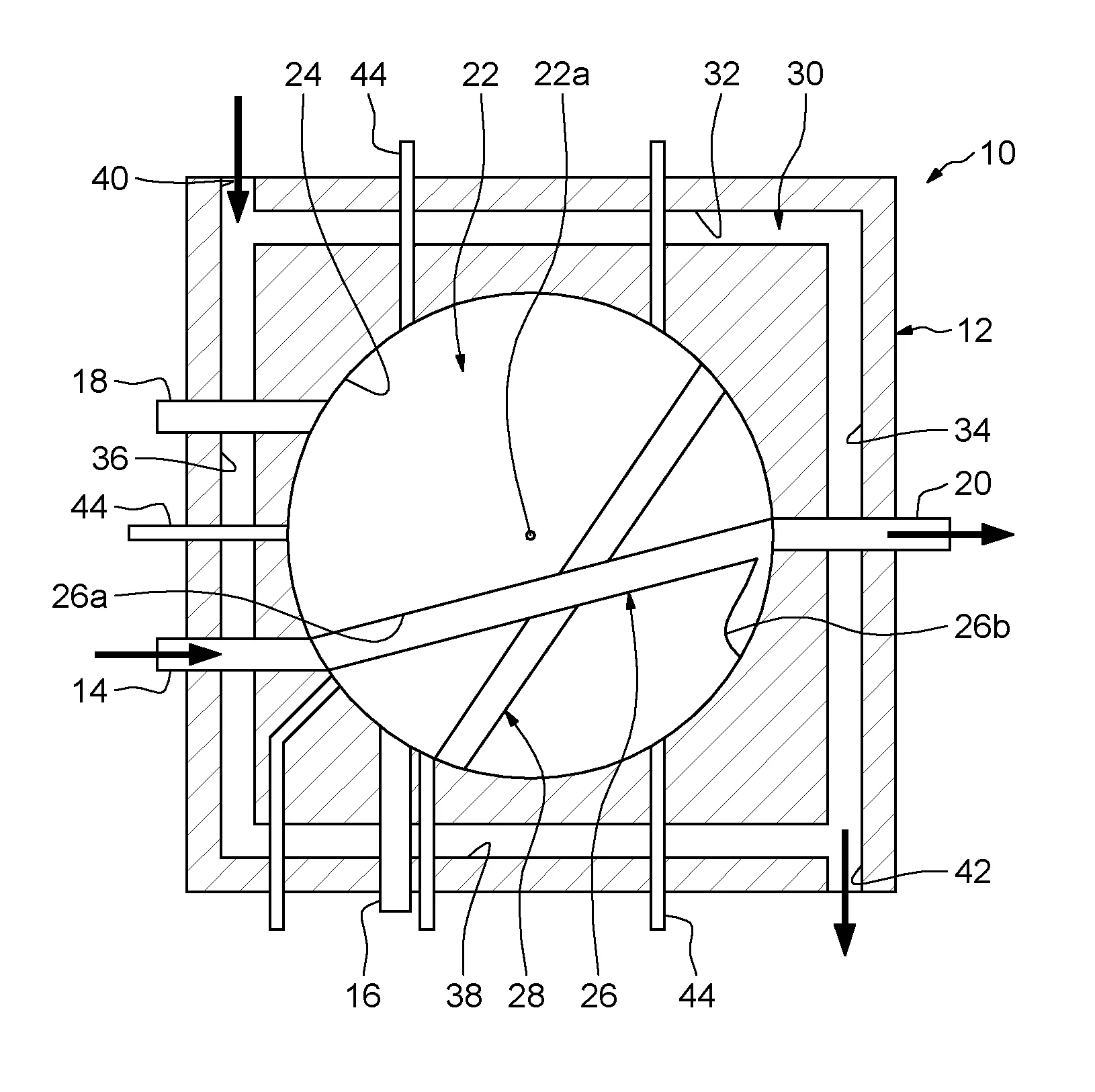 Vanne a obturateur spherique, notamment pour turbine a gaz