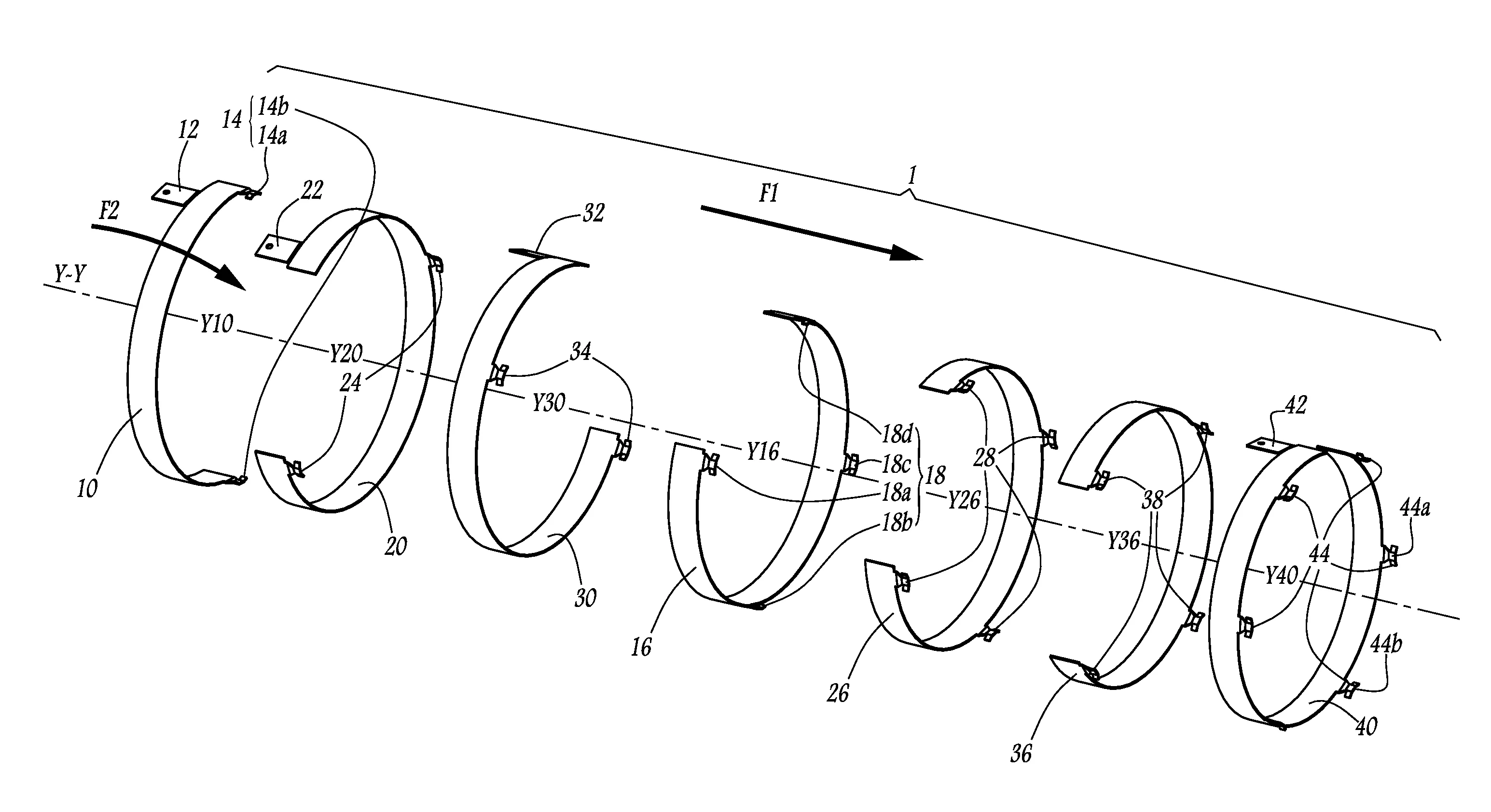 Barre omnibus integrable a un moteur electrique