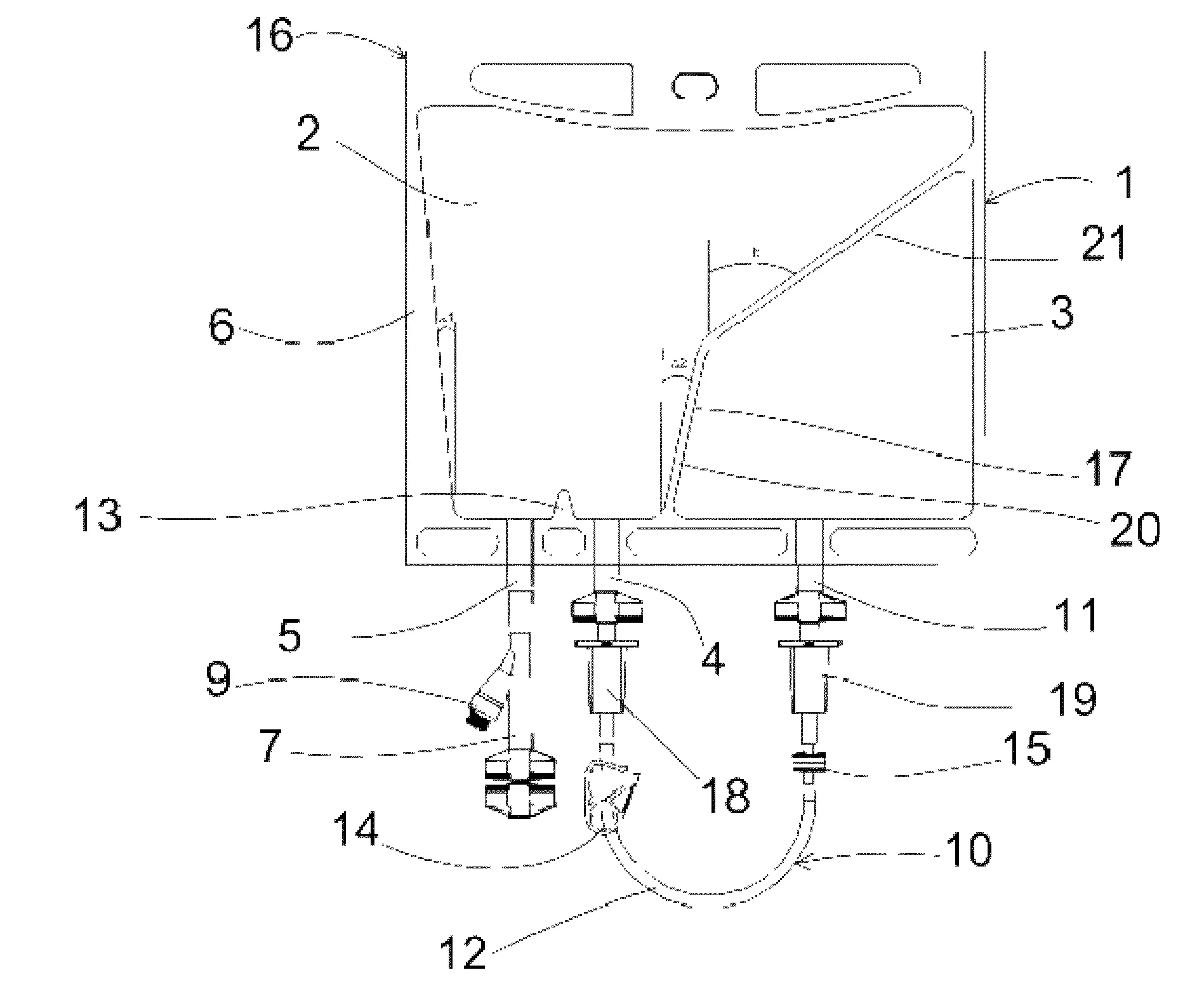 Systeme de perfusion pour l'administration d'une solution et le rincage dudit systeme