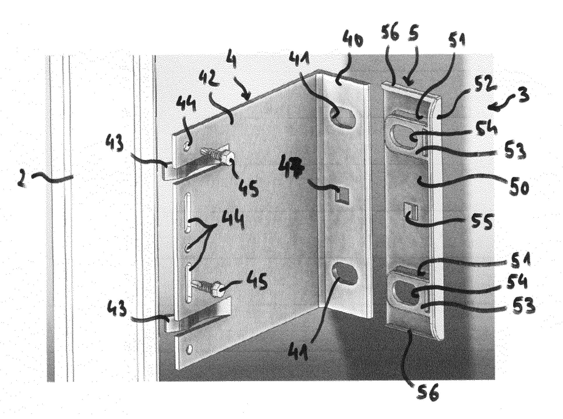 Cale de rupture thermique et electrolytique pour equerre de fixation murale d’un panneau de parement