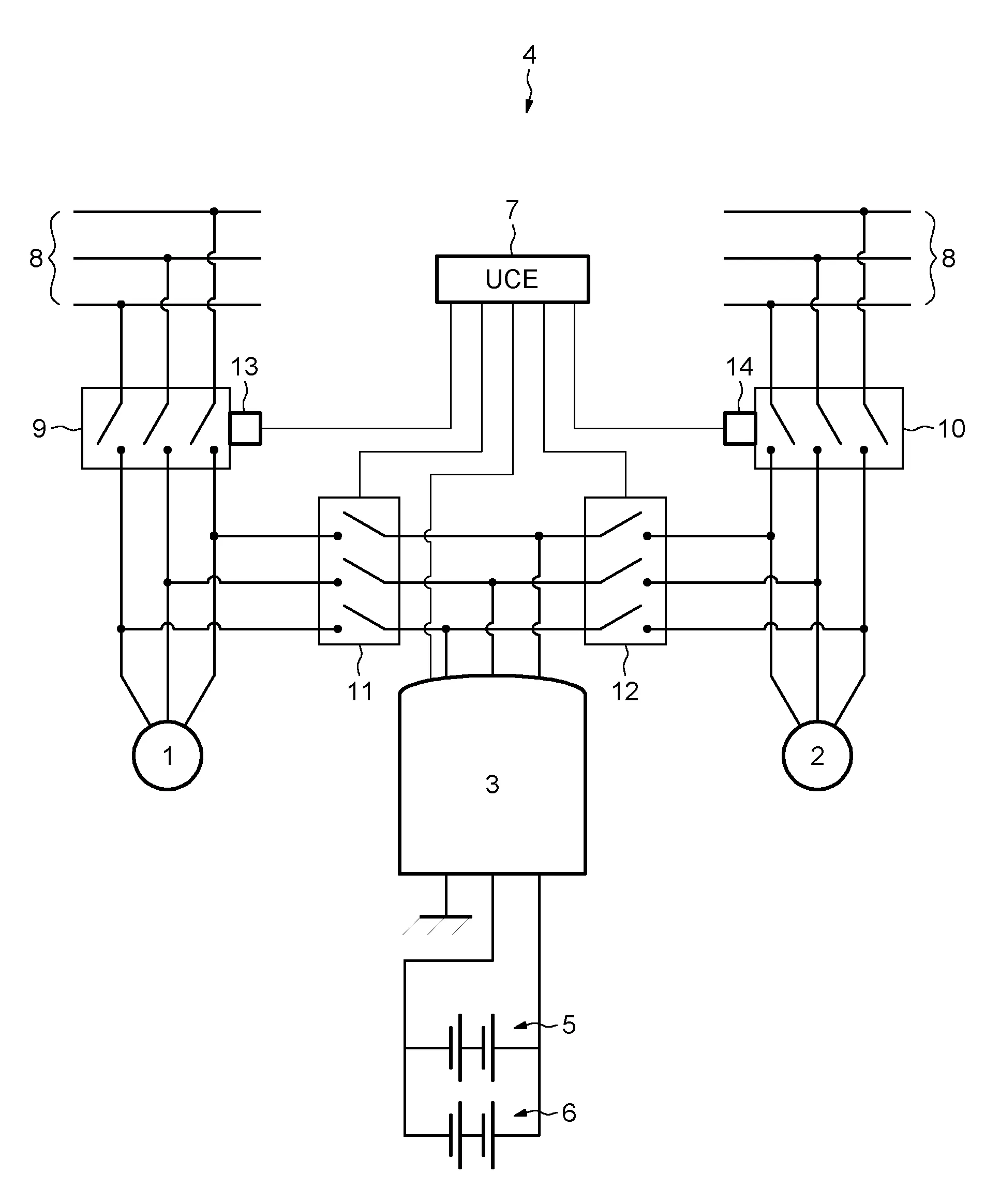 Systeme de secours pour pompes de turbine