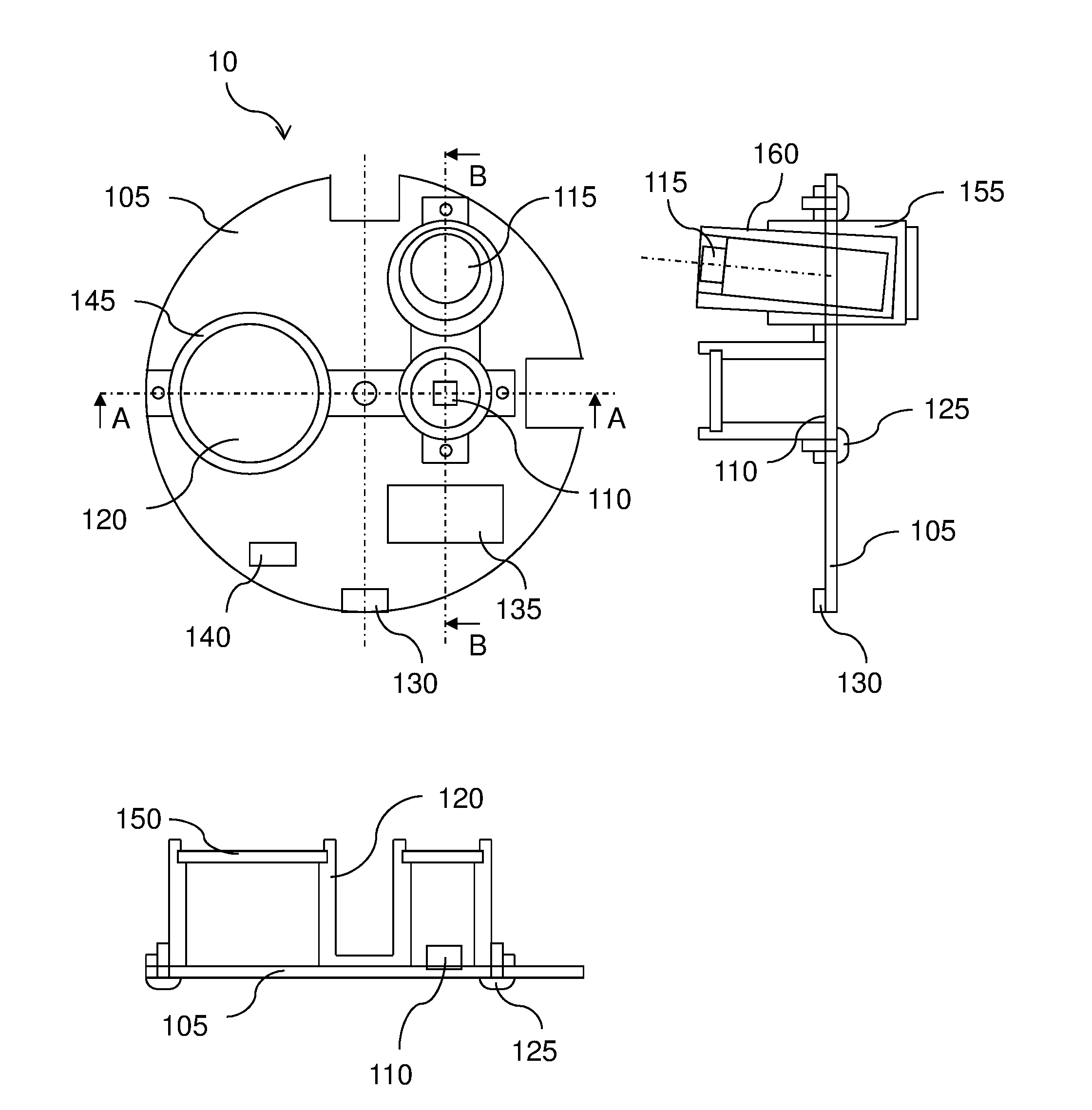 Dispositif d'emission de lumiere pour la detection de passage, procede de fabrication d'un tel dispositif et dispositif d'alarme le comportant