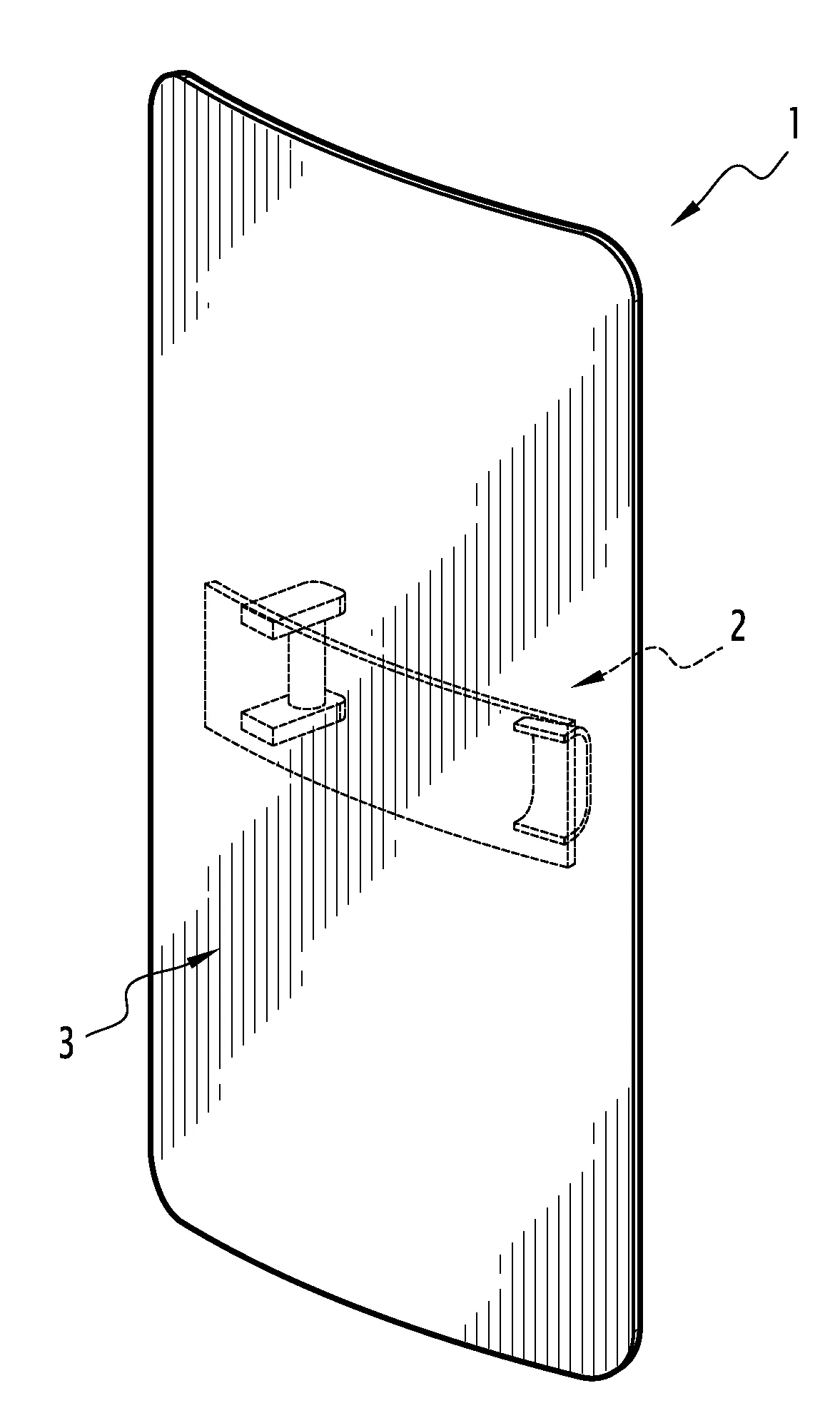 Bouclier de protection destine notamment a equiper des forces de maintien de l'ordre