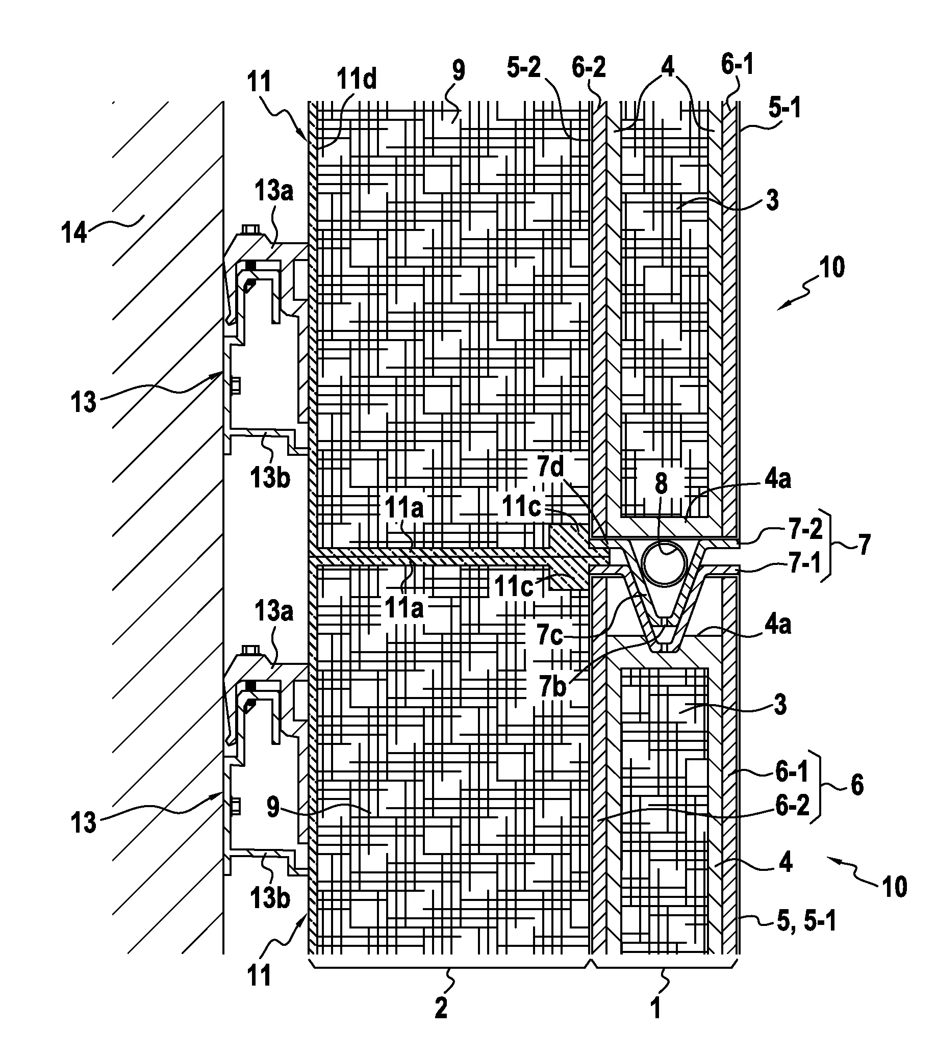 Panneau modulaire de dispositif de culture vegetale en hydroponie