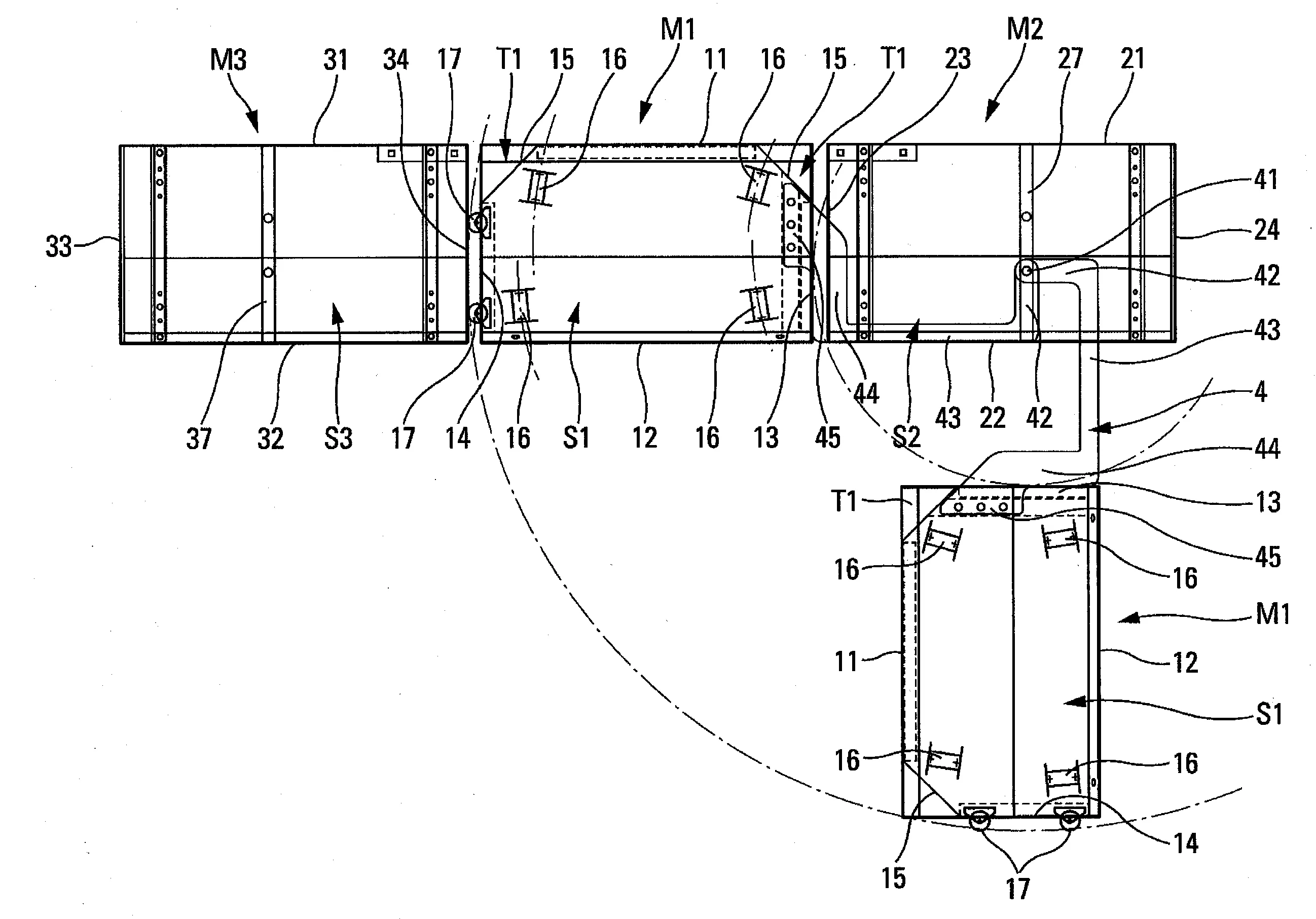 Ensemble de presentoir.