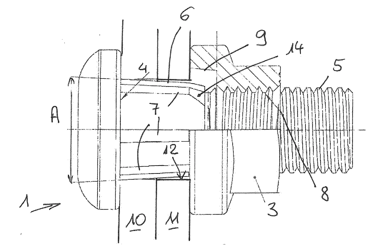 Boulon de structure ameliore.