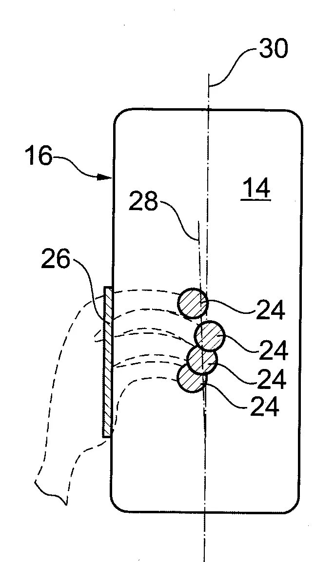 Appareil electronique portatif avec determination automatique de l'orientation "portrait" ou "paysage"