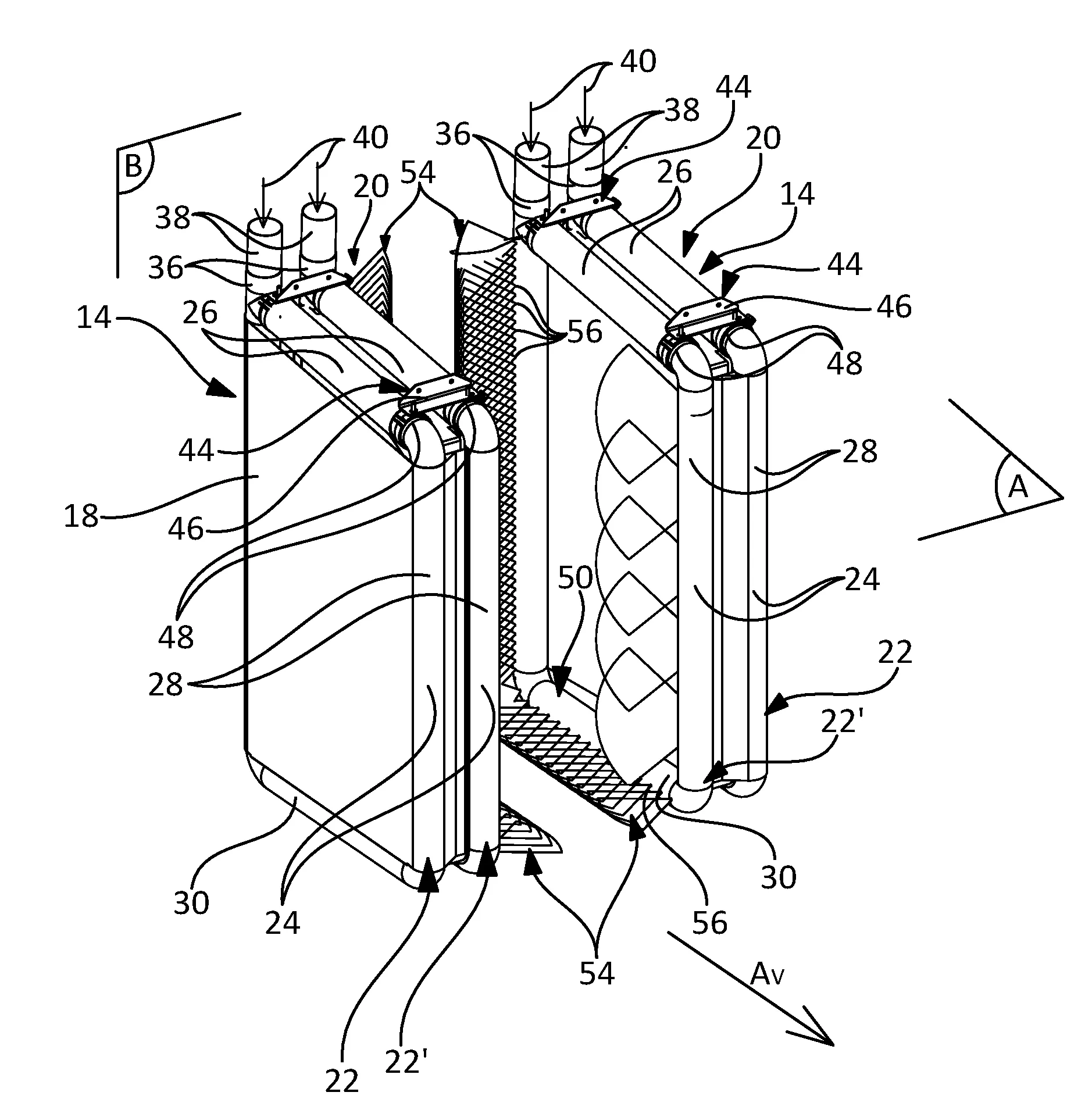 Dispositif de recuperation d'un produit pulverise et appareil de pulverisation equipe dudit dispositif