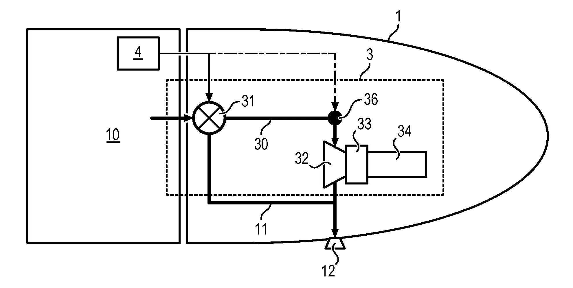 Architecture de fourniture de puissance electrique de secours amelioree dans un aeronef