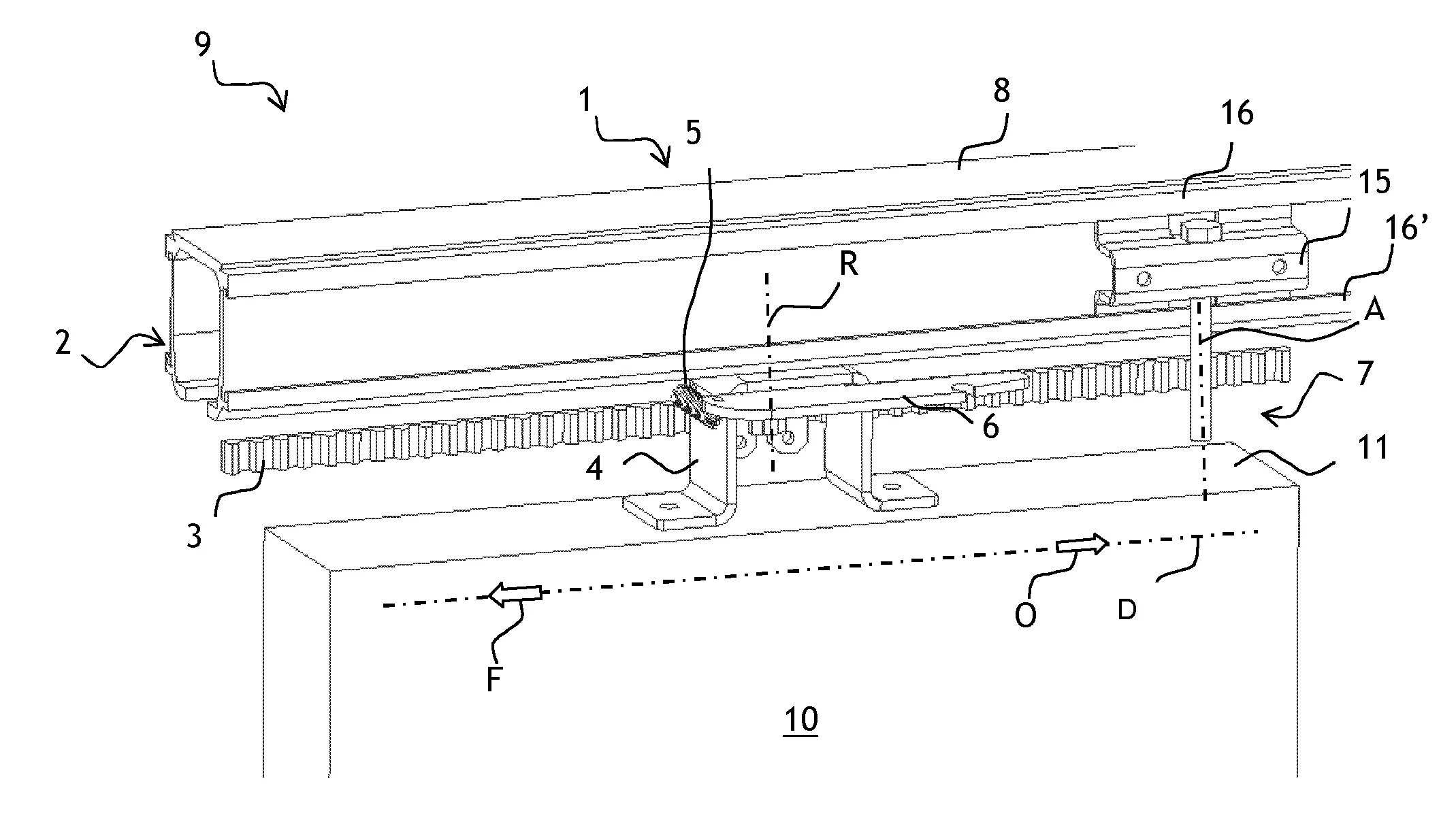 Dispositif de blocage d'un panneau mobile en translation et dispositif d'occultation comportant un tel dispositif.