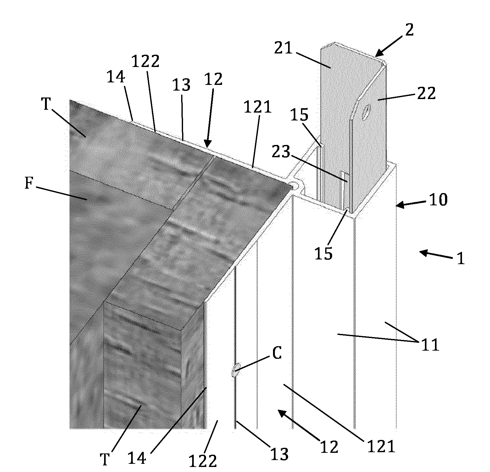Profile de finition pour l’habillage de panneaux de parement