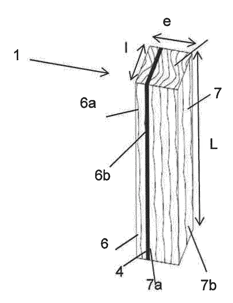 Porte comprenant un cadre de porte bois avec joint intumescent