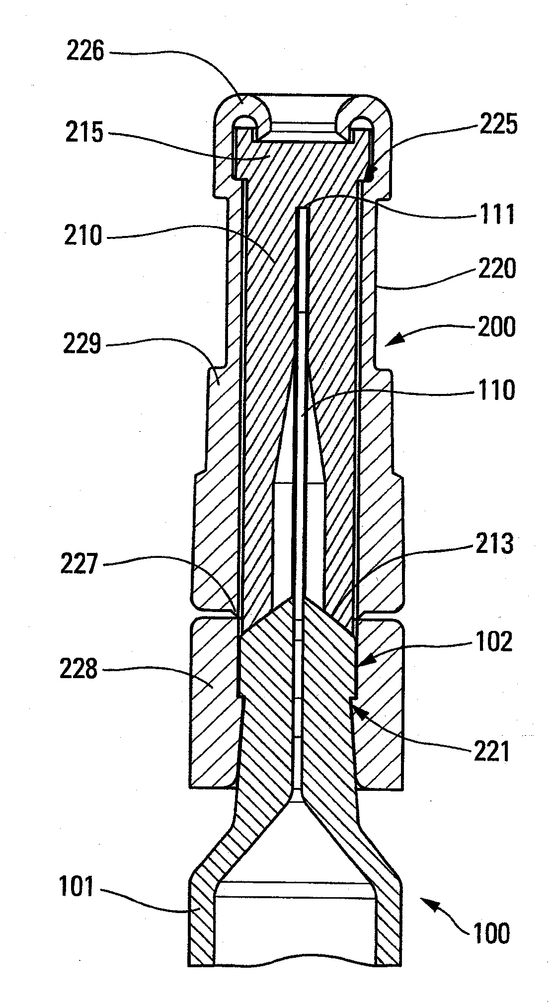 Dispositif de protection d'aiguille.