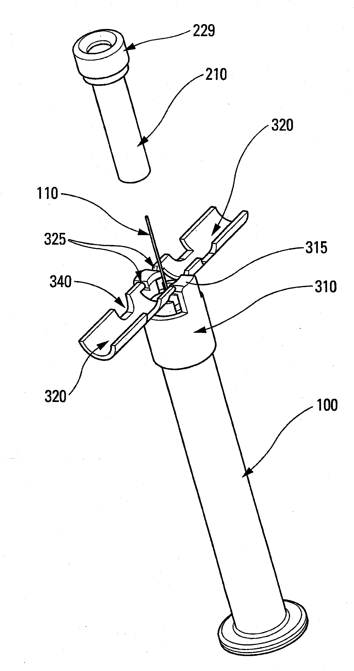 Dispositif de protection d'aiguille.