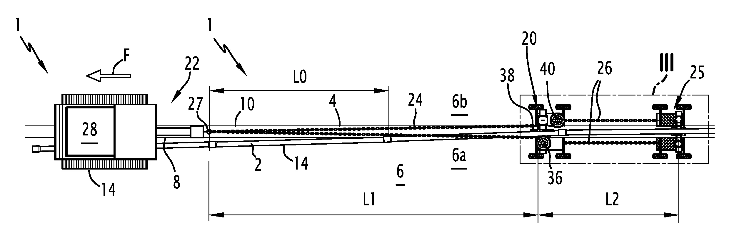 Dispositif d'installation d'une canalisation enterree et procede correspondant
