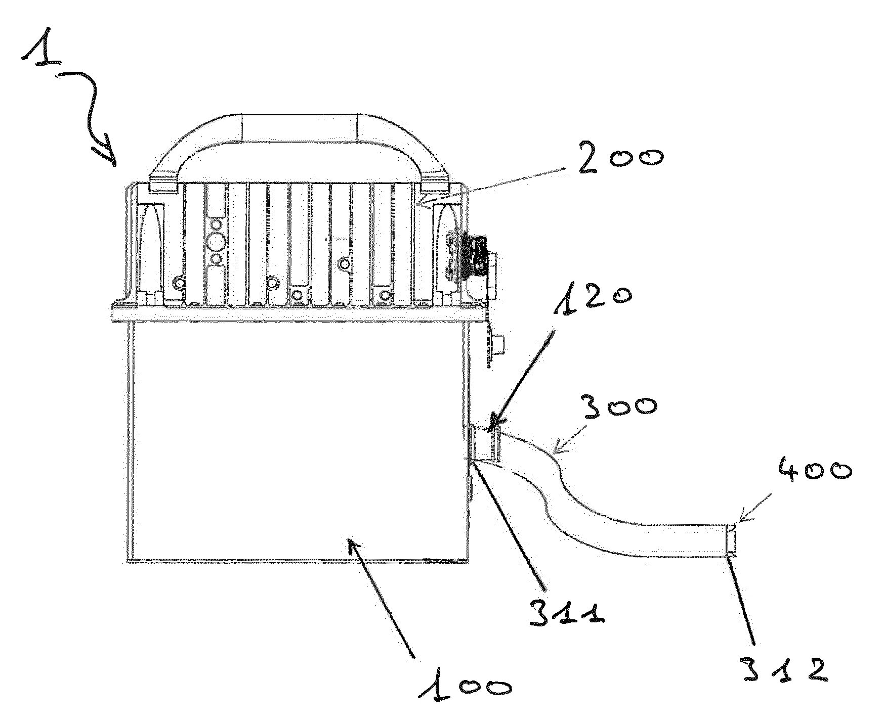 Dispositif de securite pour une batterie de generateurs electrochimiques au lithium