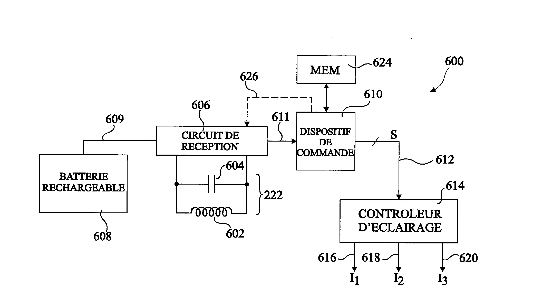 Lampe rechargeable et dispositif de charge