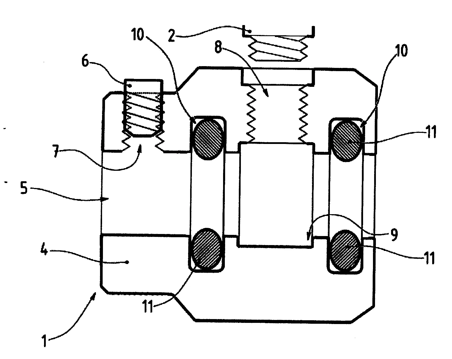 Dispositif de connexion de buse a un circuit de brumisation